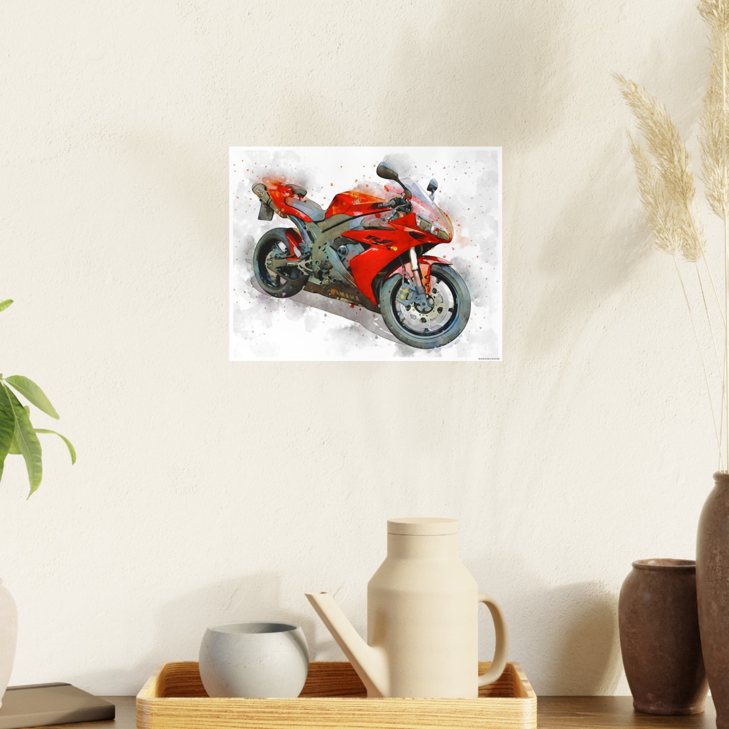 Yamaha R1 Photo Art Paper Posters