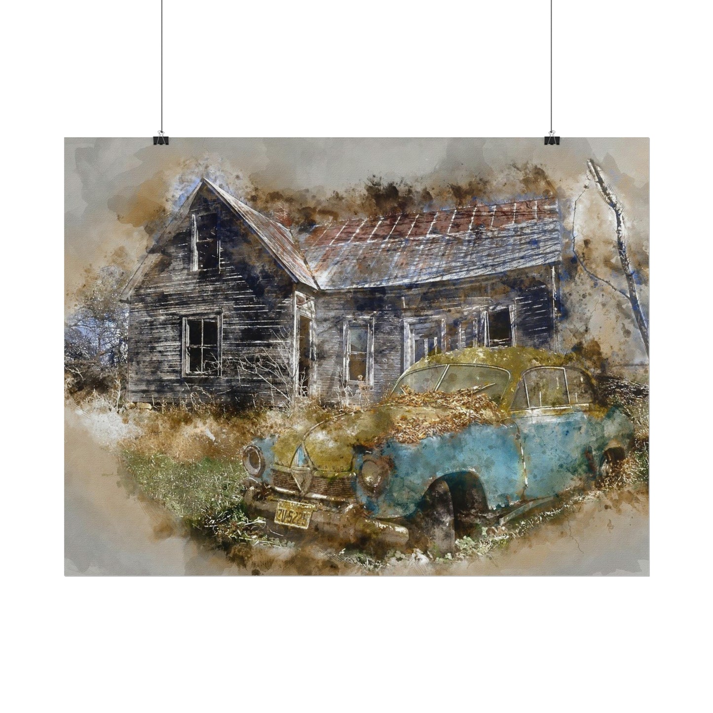 Old Barn Rolled Posters