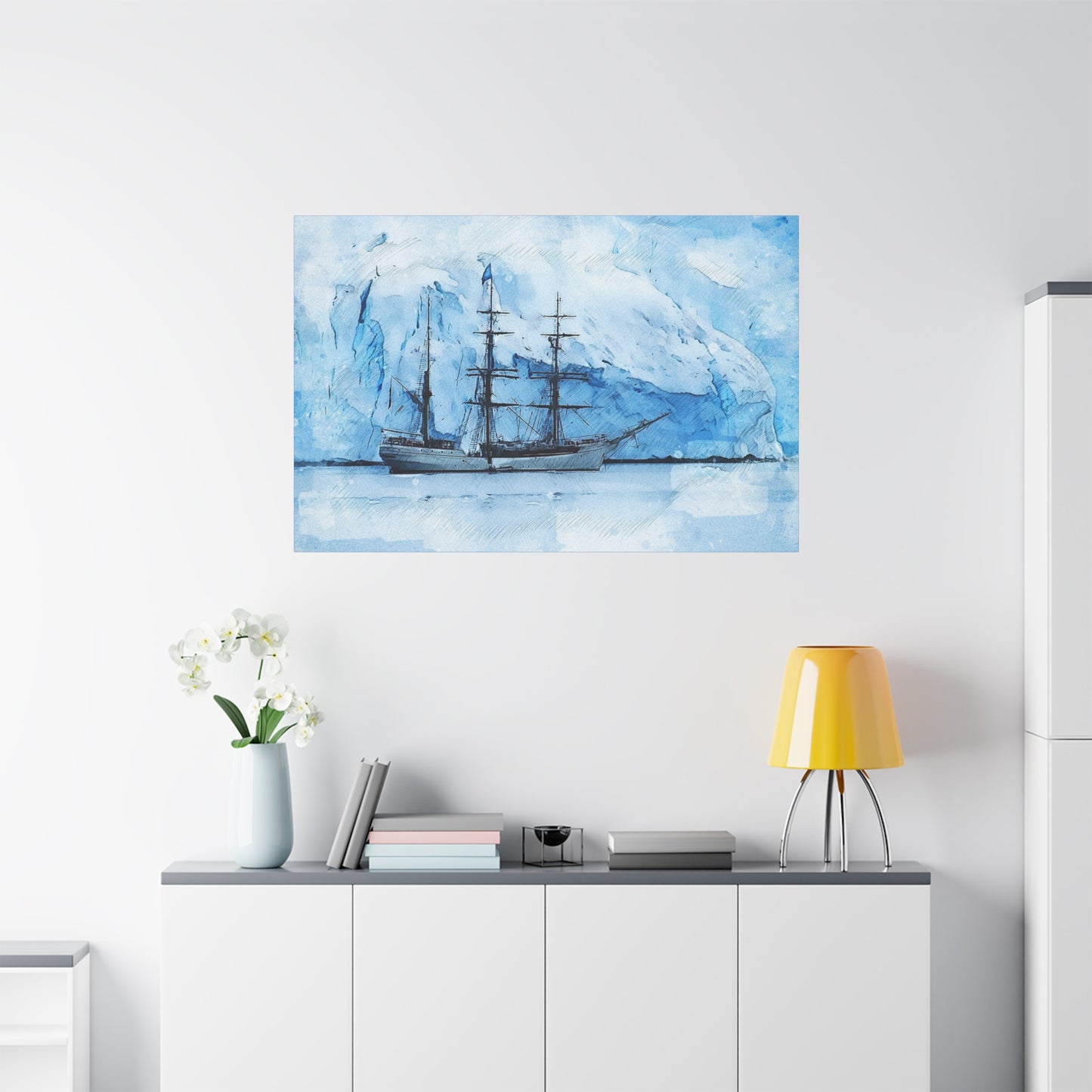 Ship Matte Canvas, Stretched, 1.25"