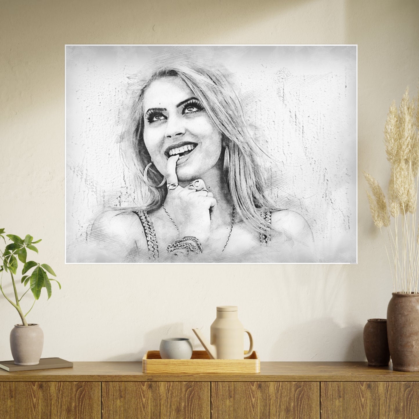 Woman Photo Art Paper Posters