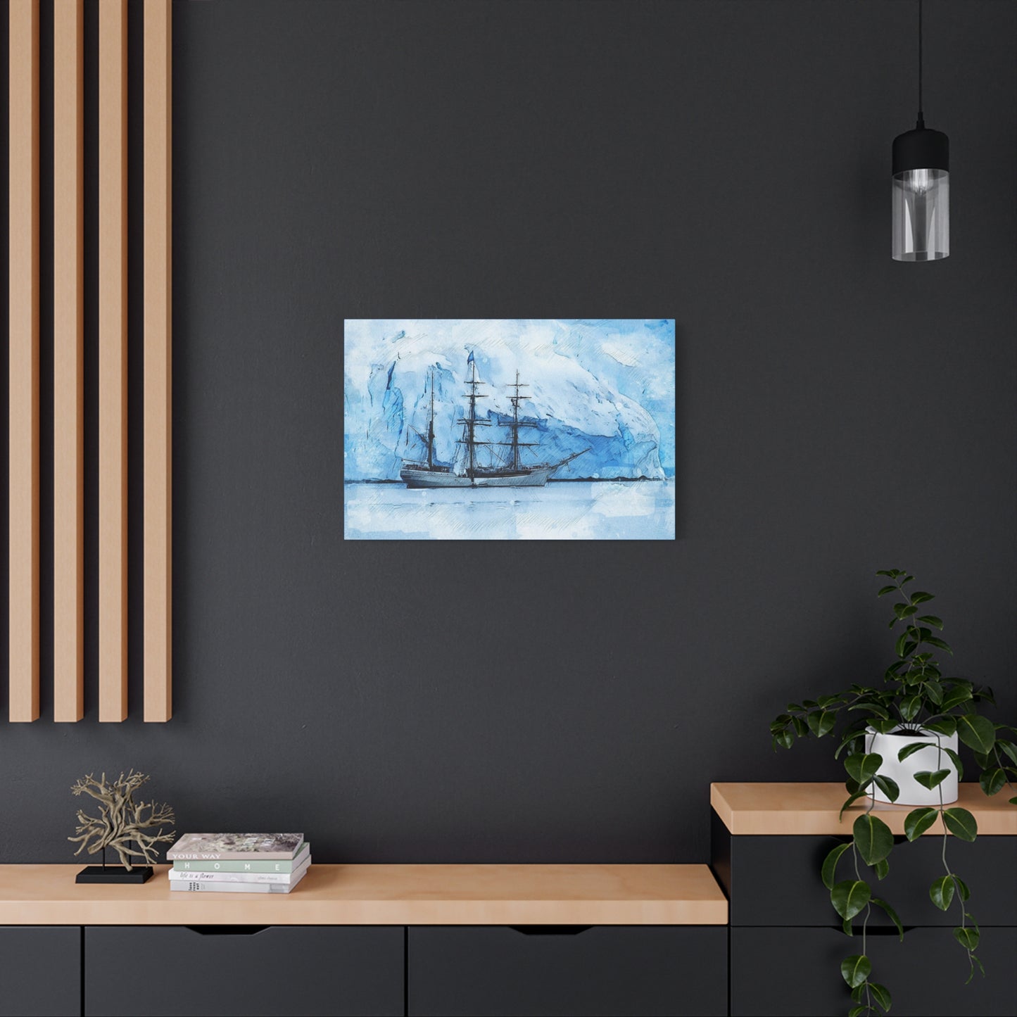 Ship Matte Canvas, Stretched, 1.25"