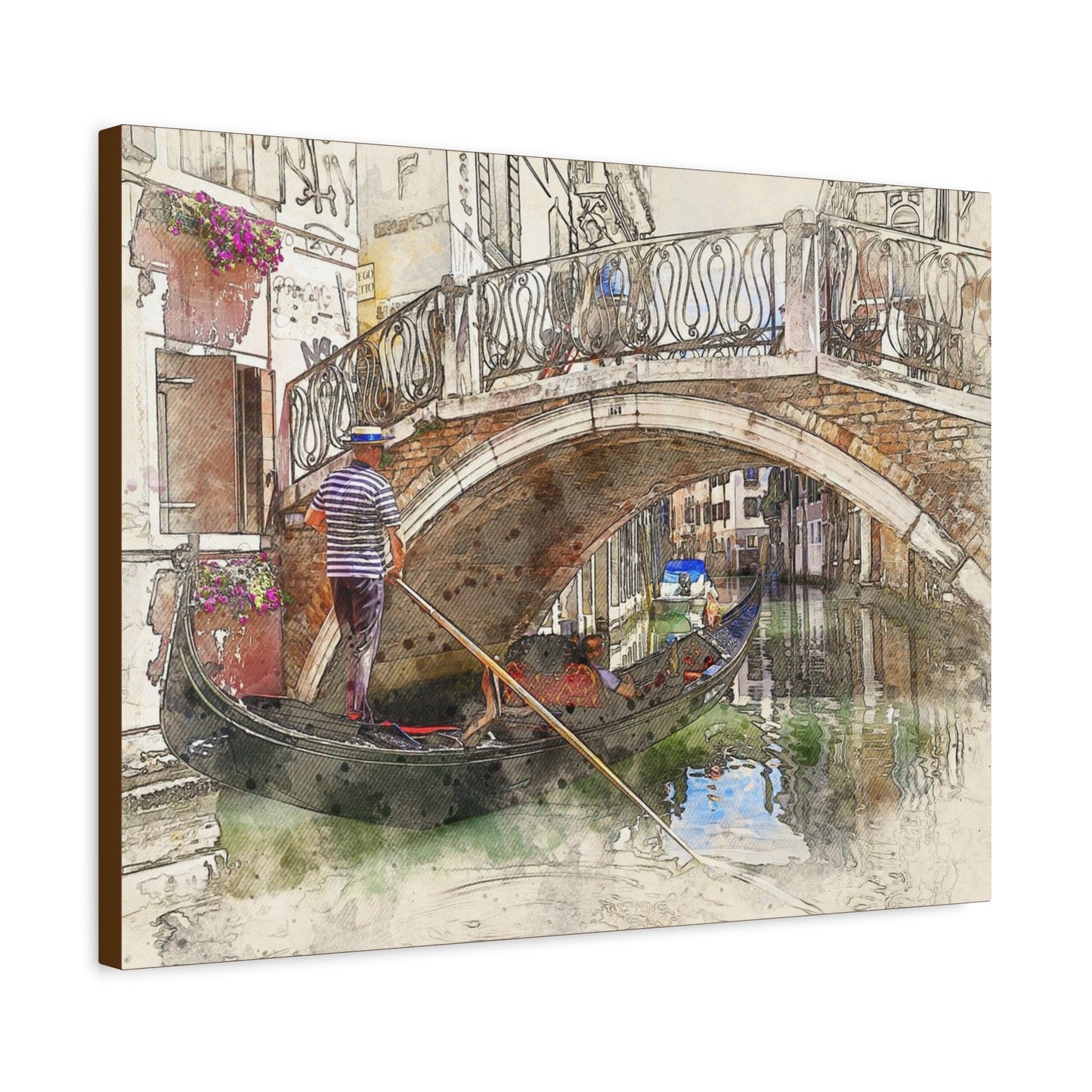 Gondola Matte Canvas, Stretched, 1.25"