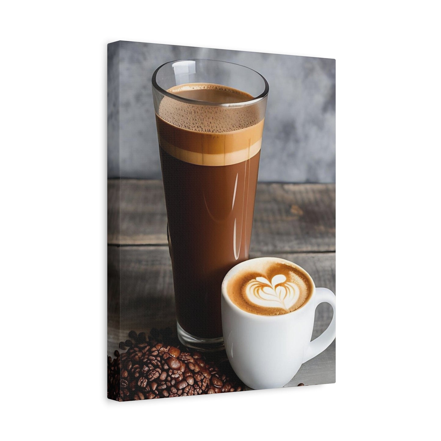 Coffee AI Gen Matte Canvas, Stretched, 1.25"