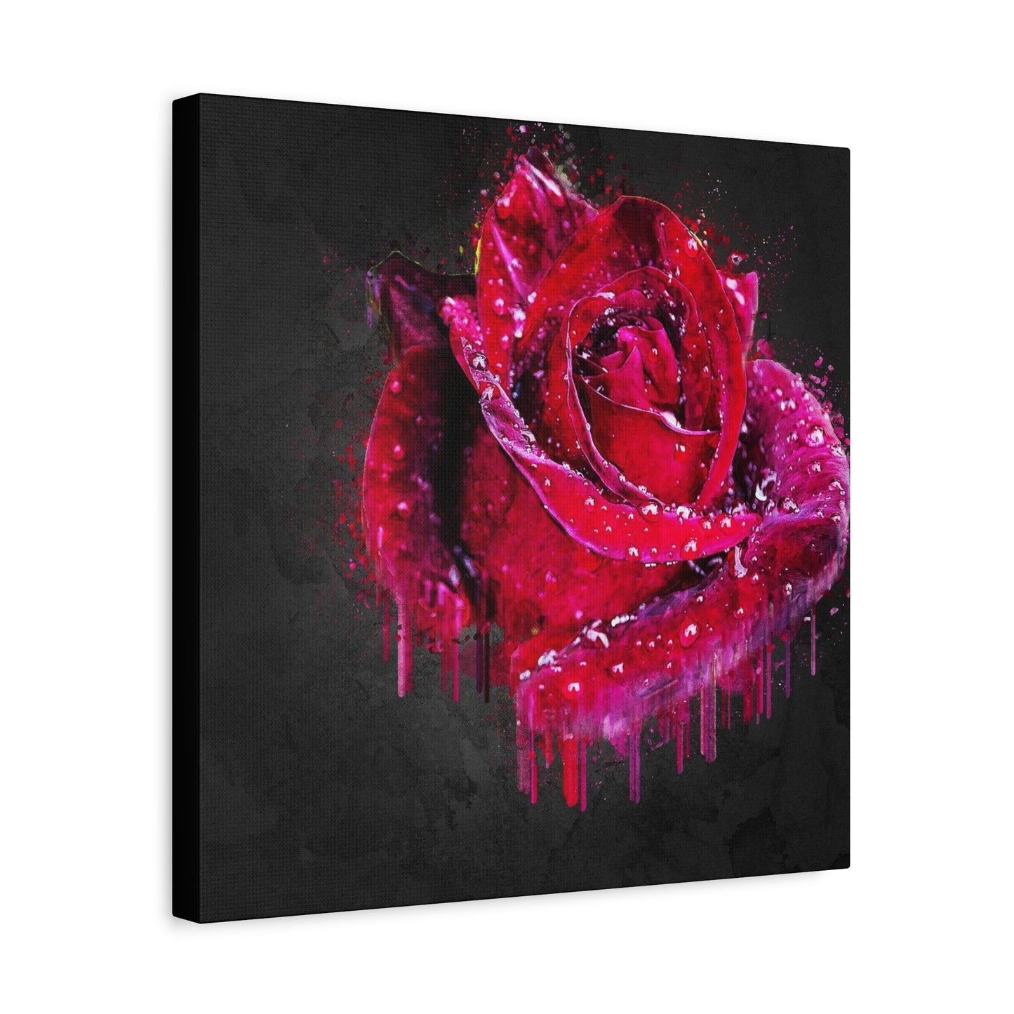 Rose Matte Canvas, Stretched, 1.25"