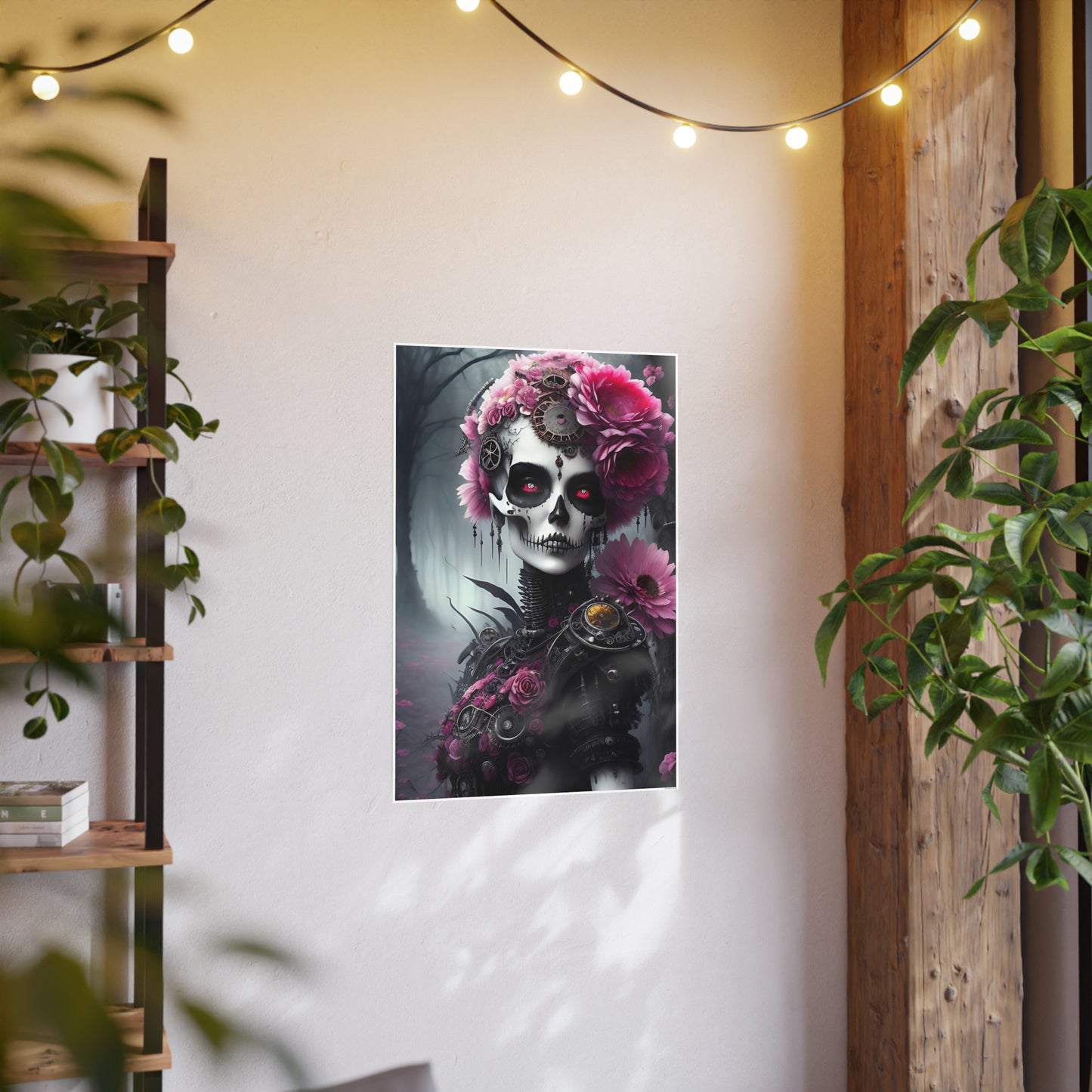 Skull AI Gen Photo Art Paper Posters