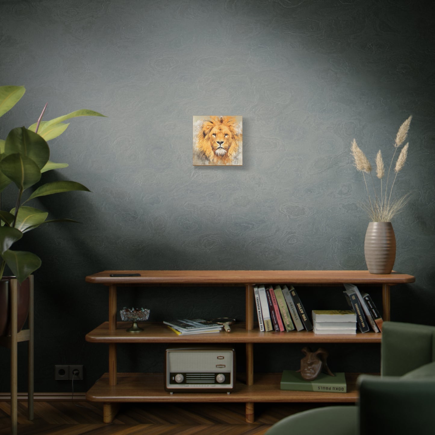Lion Matte Canvas, Stretched, 1.25"