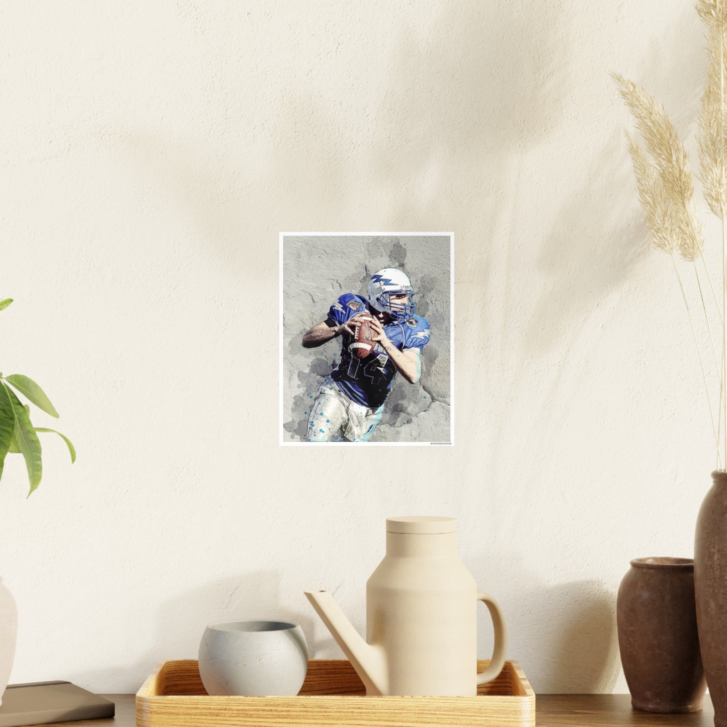 Quarterback Photo Art Paper Posters