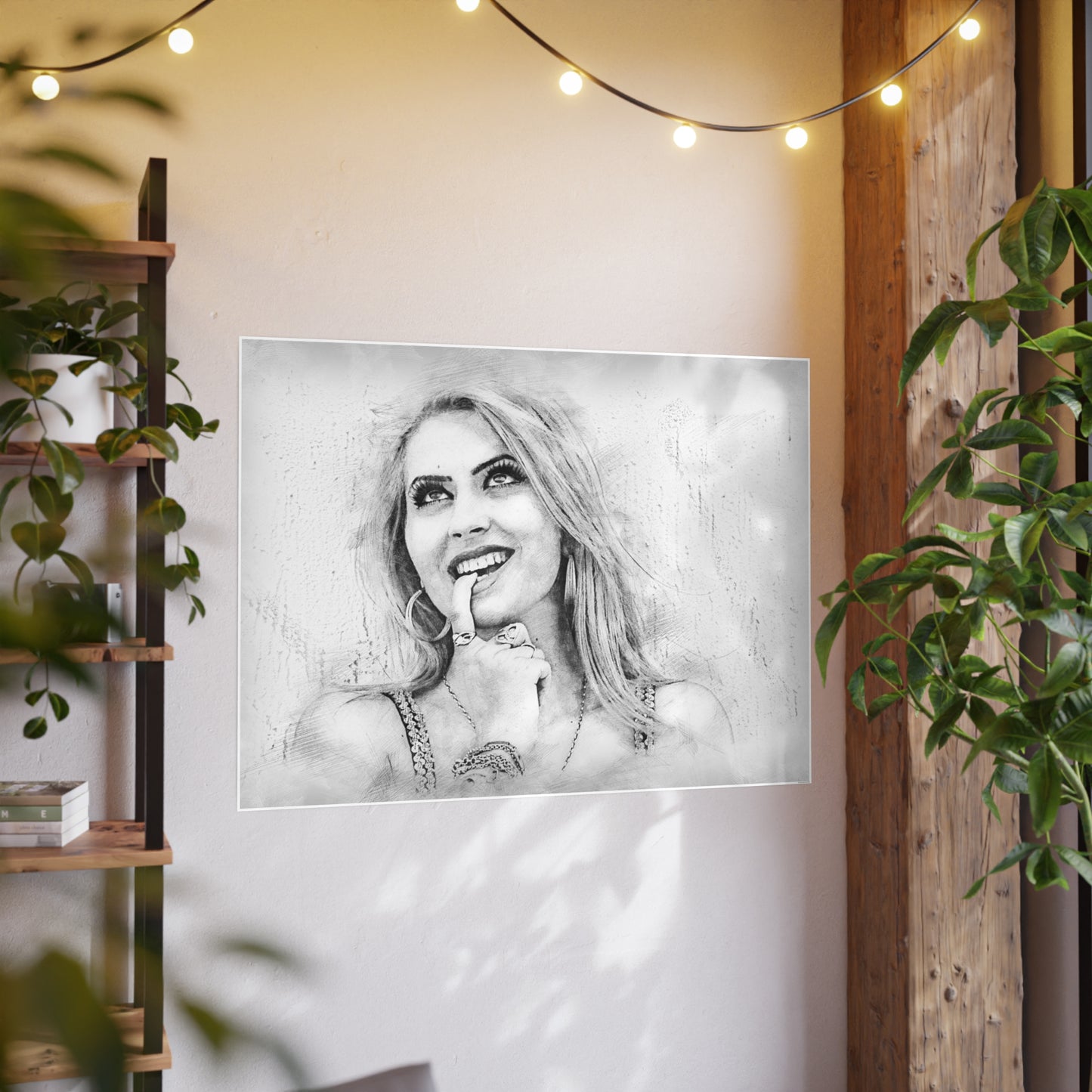 Woman Photo Art Paper Posters