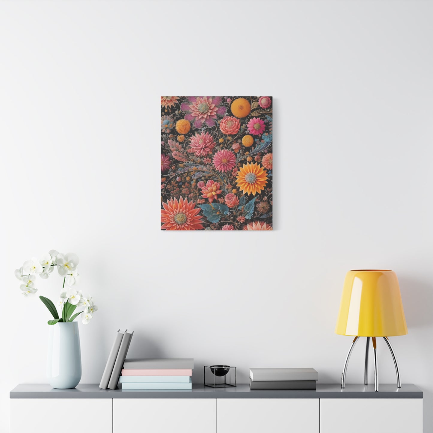 Flowers AI Gen Matte Canvas, Stretched, 1.25"