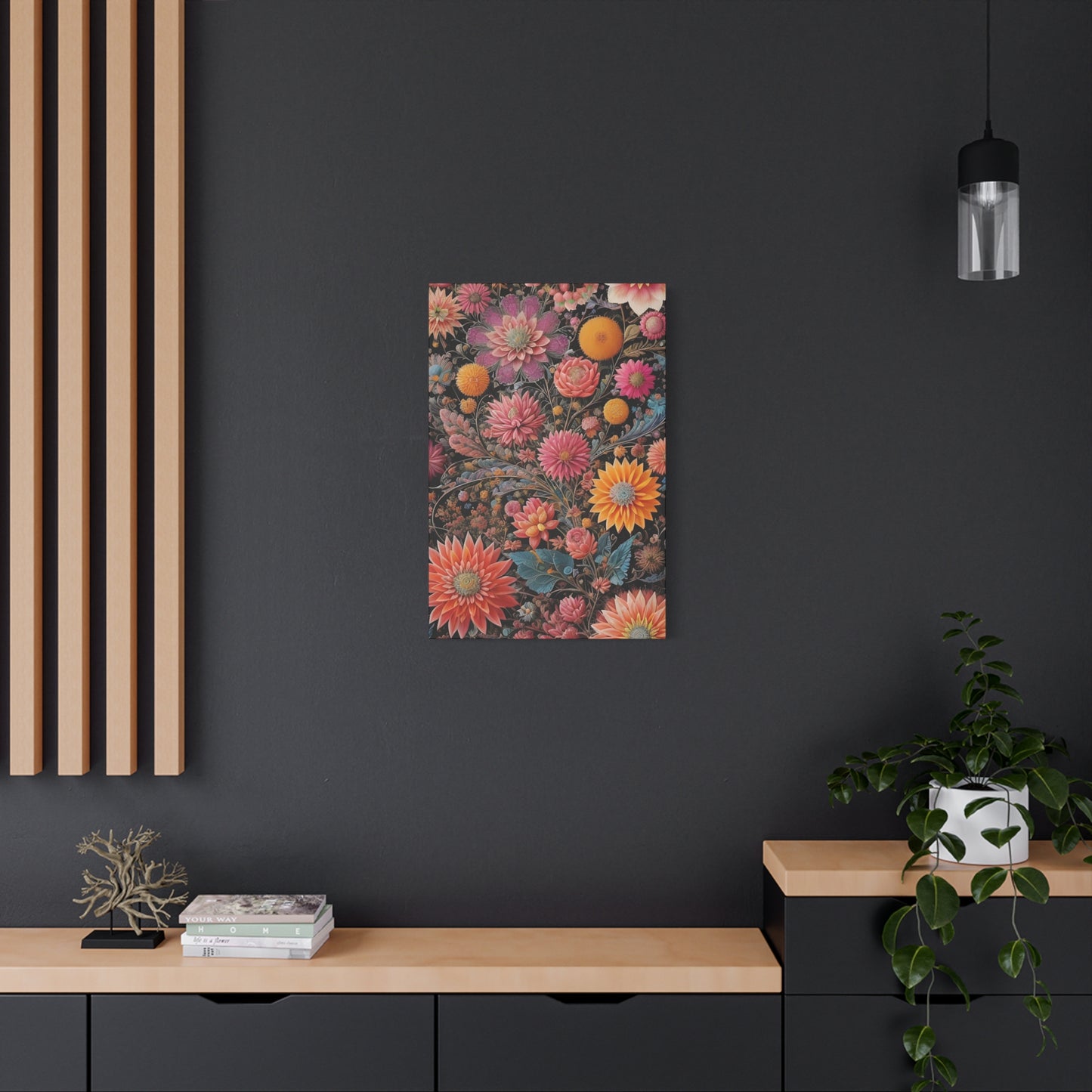 Flowers AI Gen Matte Canvas, Stretched, 1.25"