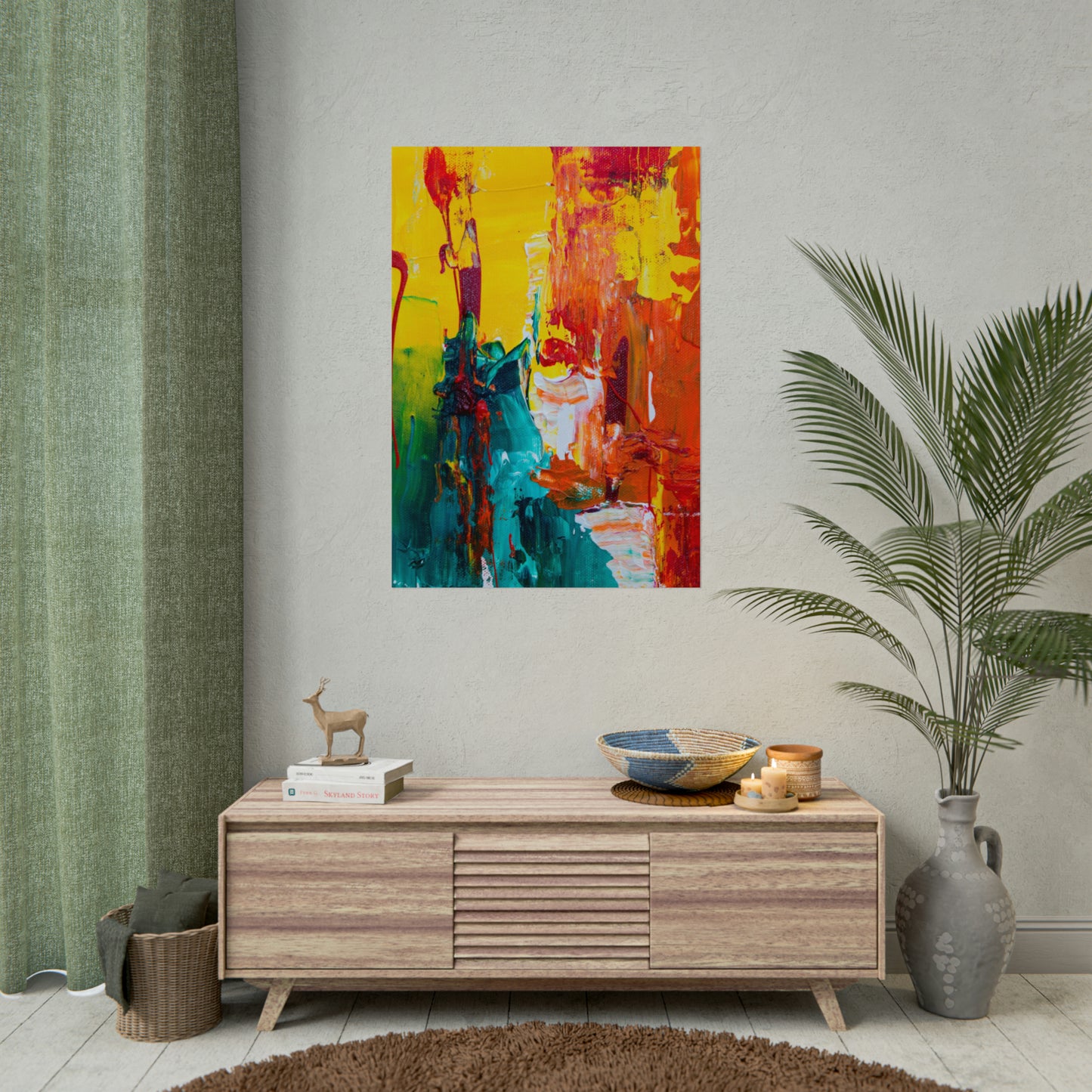 Abstract Rolled Posters
