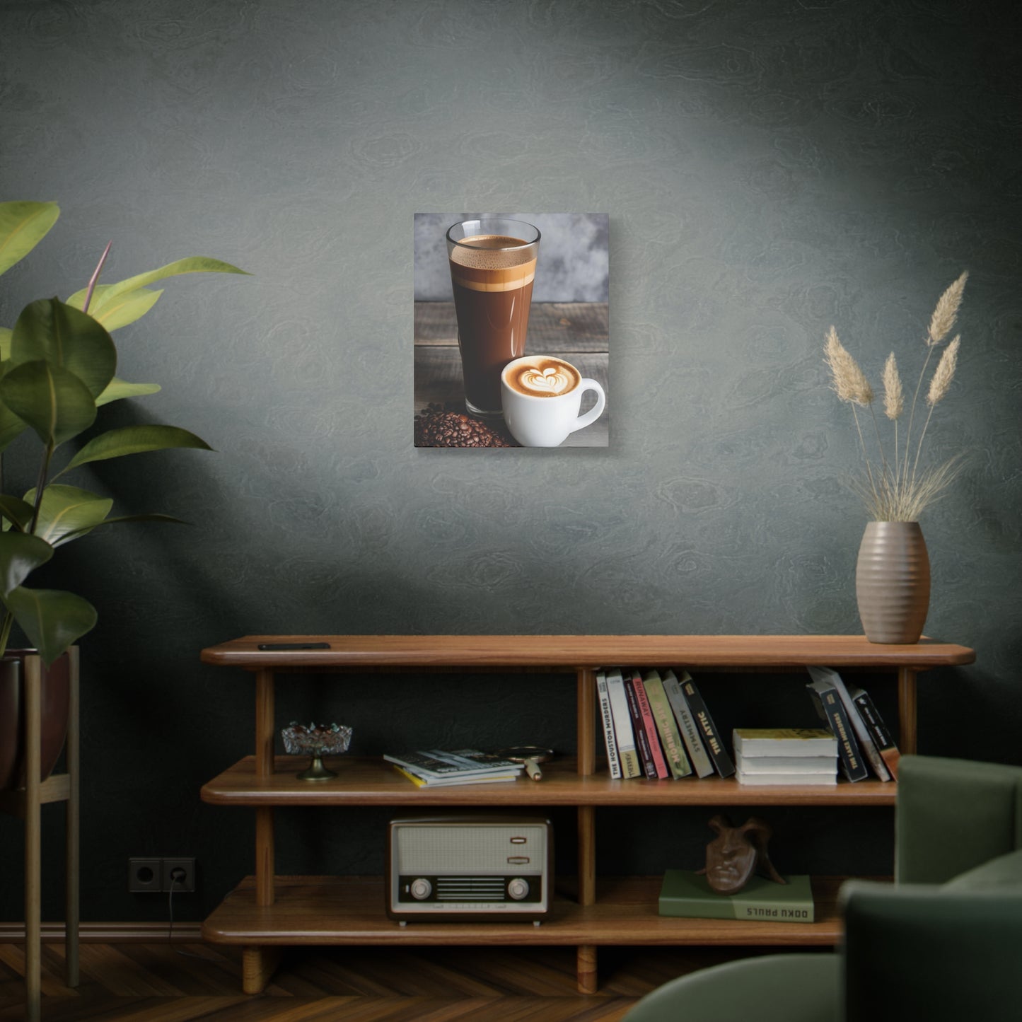 Coffee AI Gen Matte Canvas, Stretched, 1.25"