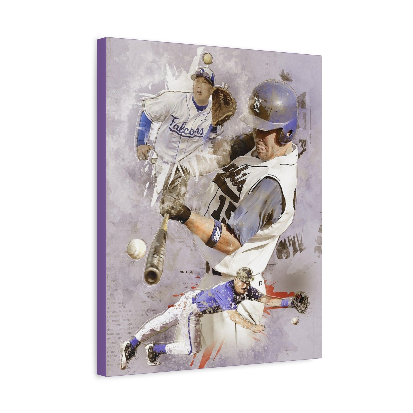 Baseball Matte Canvas, Stretched, 1.25"