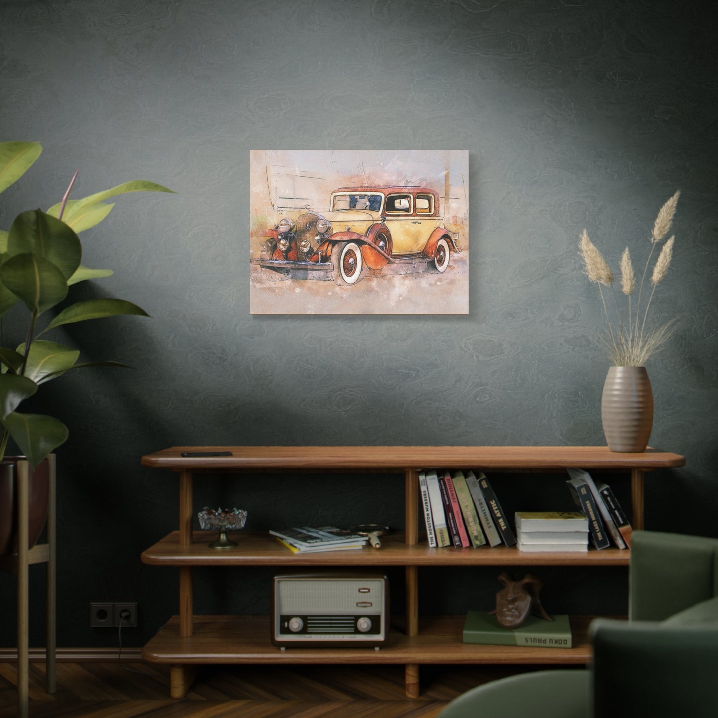 Cadillac Matte Canvas, Stretched, 1.25"