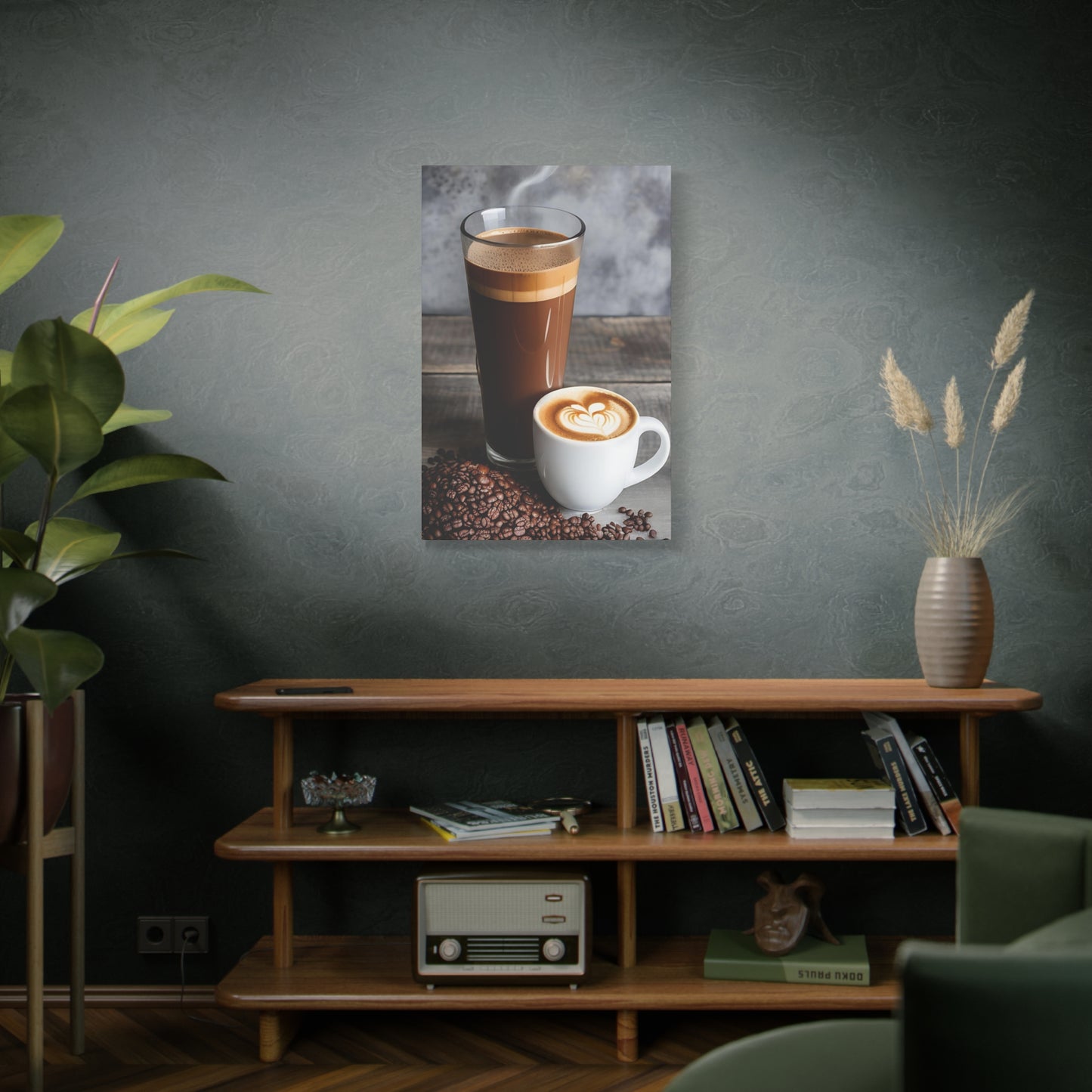 Coffee AI Gen Matte Canvas, Stretched, 1.25"