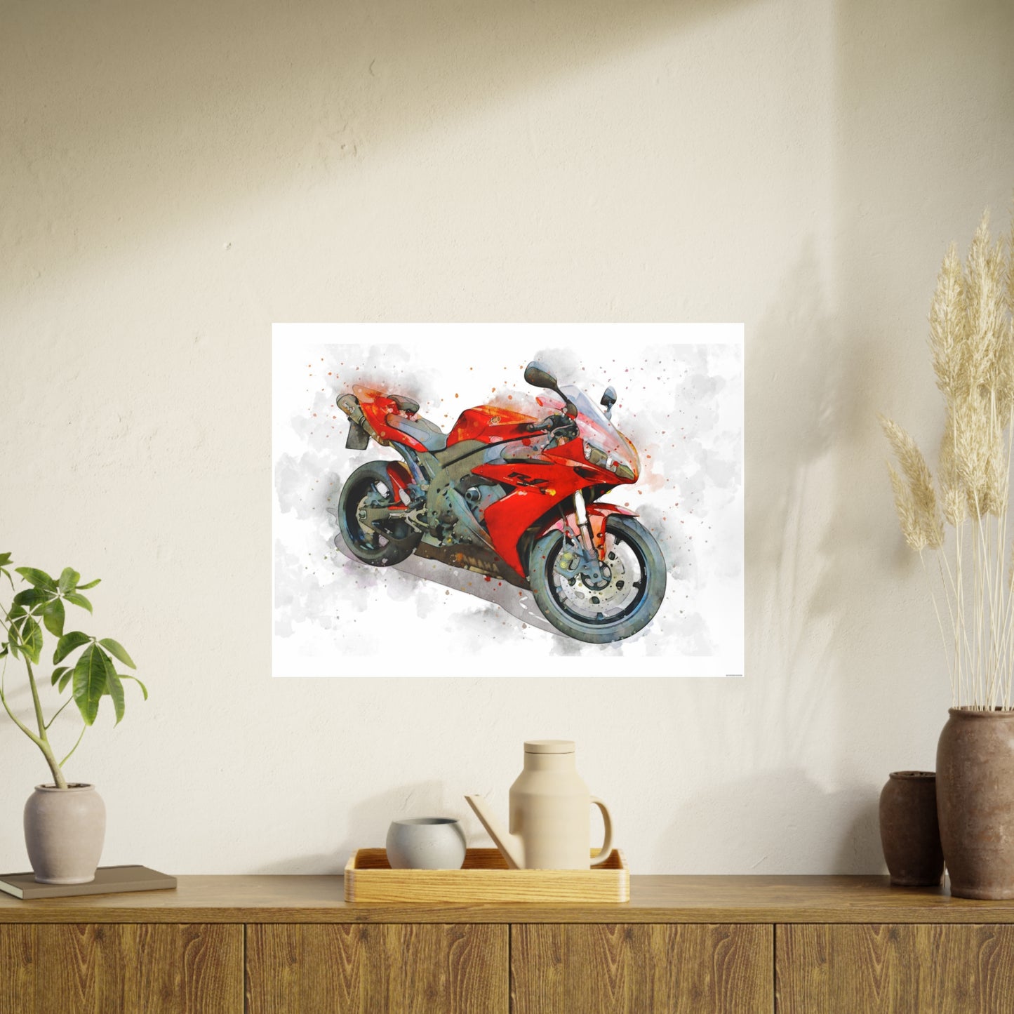 Yamaha R1 Photo Art Paper Posters