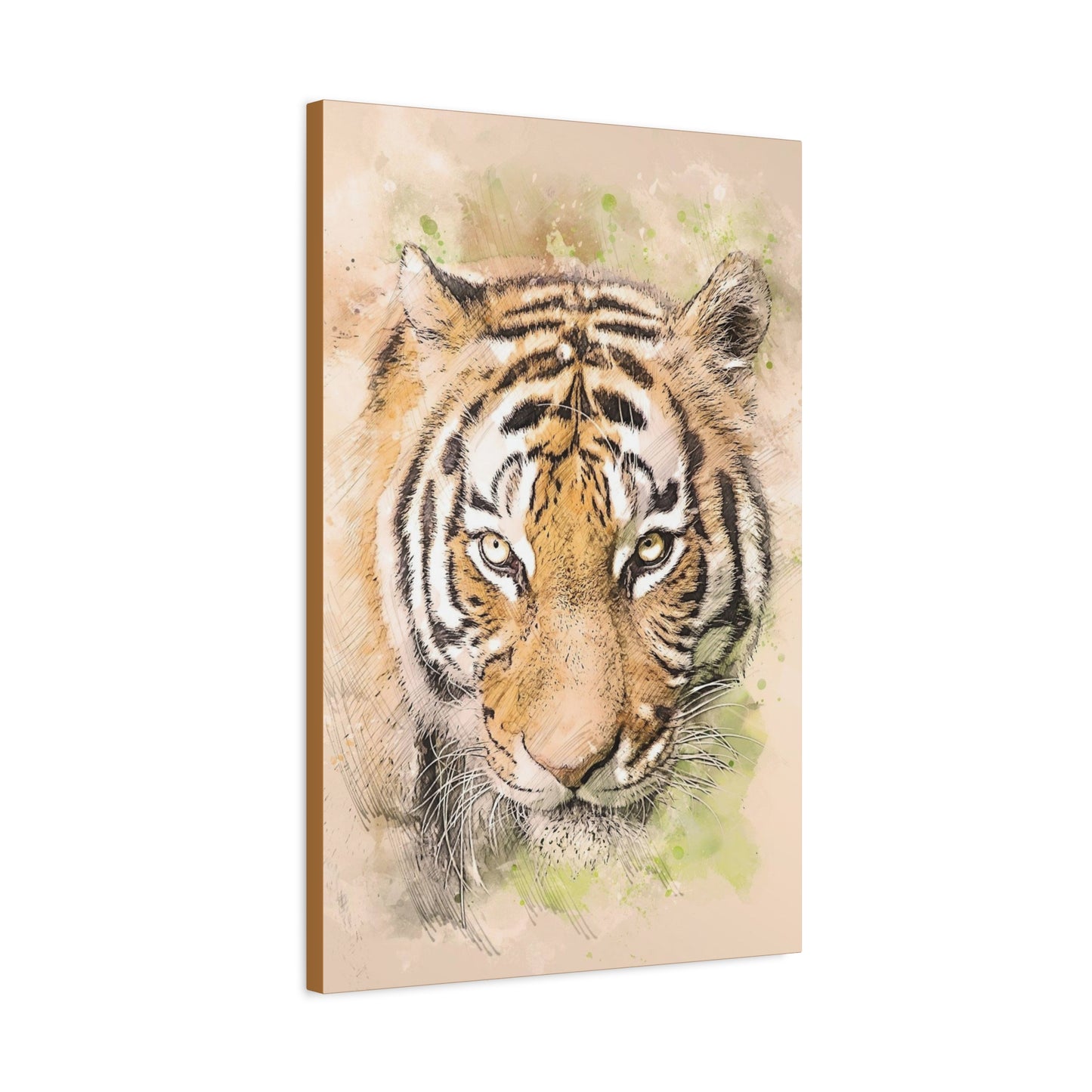 Tiger Matte Canvas, Stretched, 1.25"
