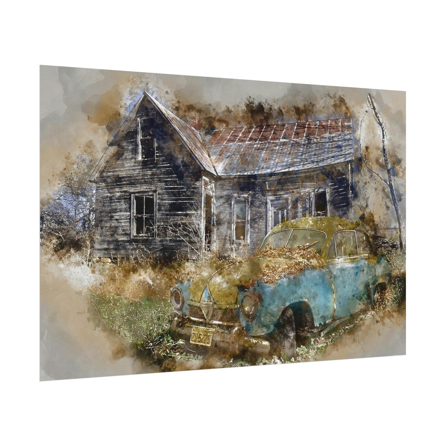 Old Barn Rolled Posters