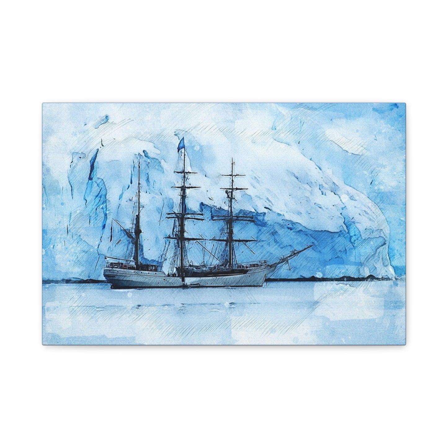 Ship Matte Canvas, Stretched, 1.25"