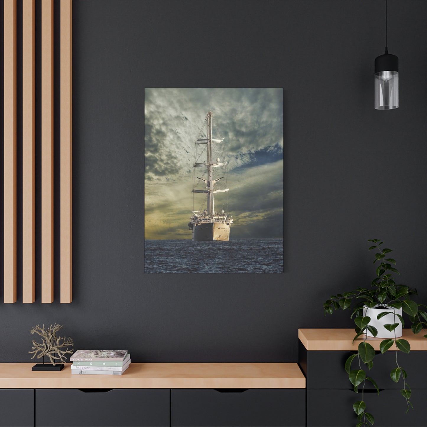 Ship Matte Canvas, Stretched, 1.25"
