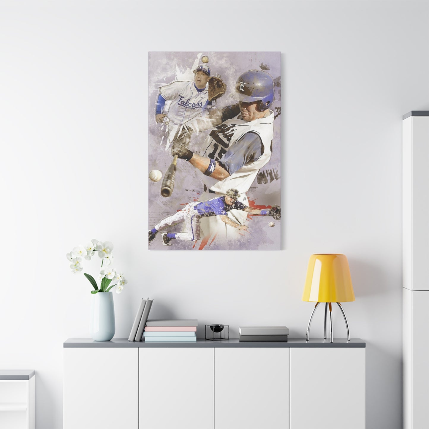 Baseball Matte Canvas, Stretched, 1.25"