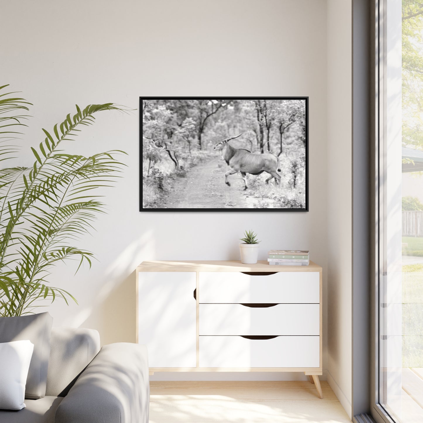Elk Matte Canvas, Black Frame