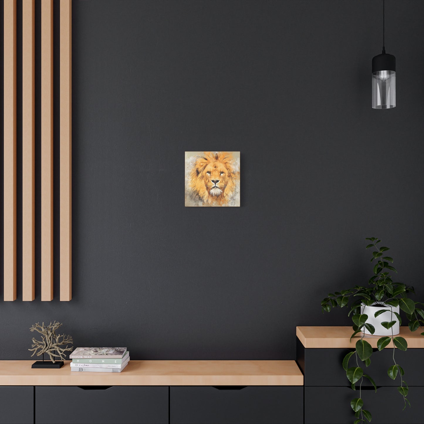 Lion Matte Canvas, Stretched, 1.25"