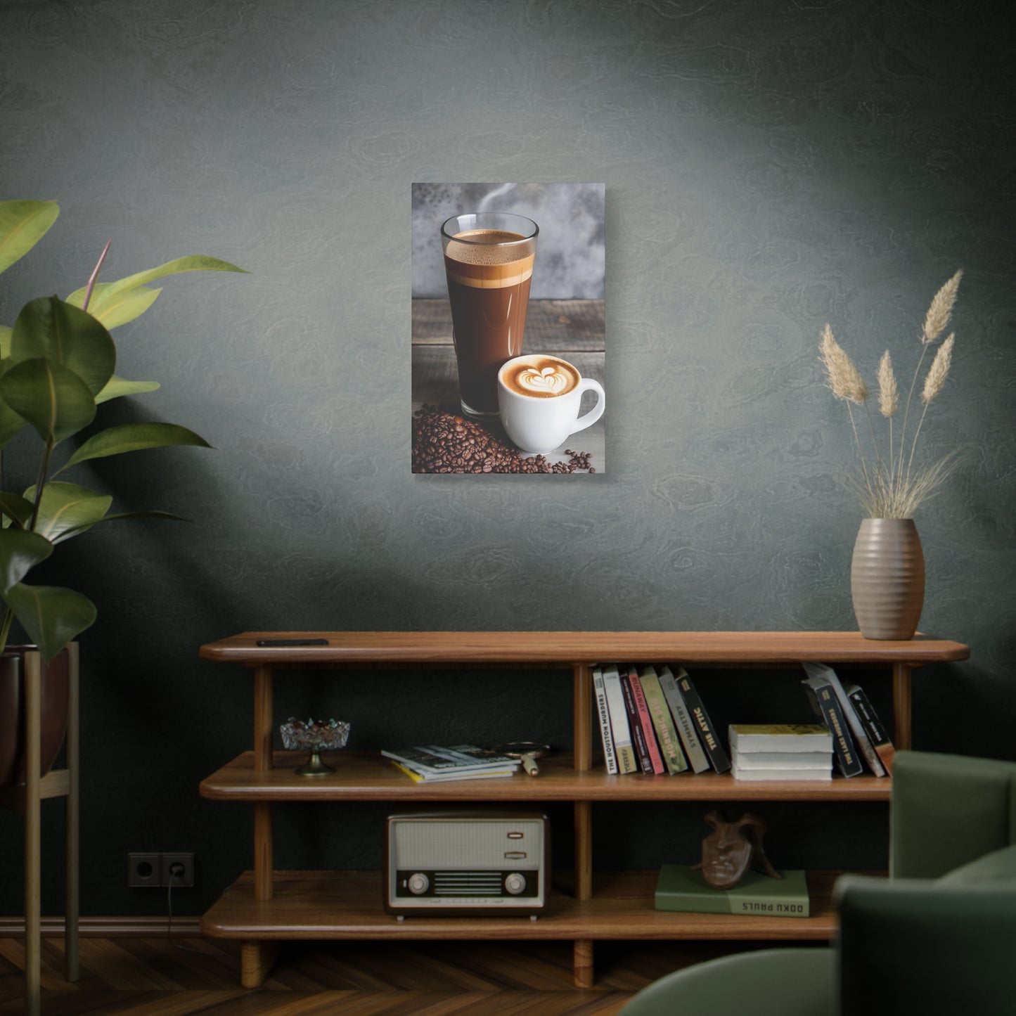 Coffee AI Gen Matte Canvas, Stretched, 1.25"