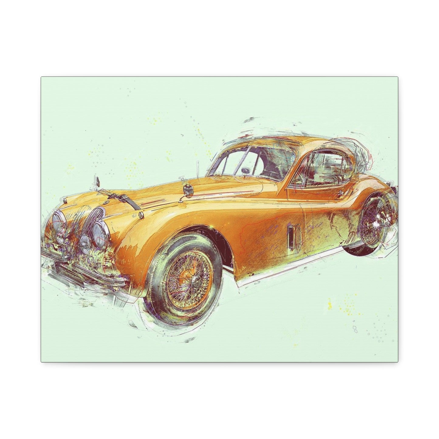 Jaguar Matte Canvas, Stretched, 1.25"