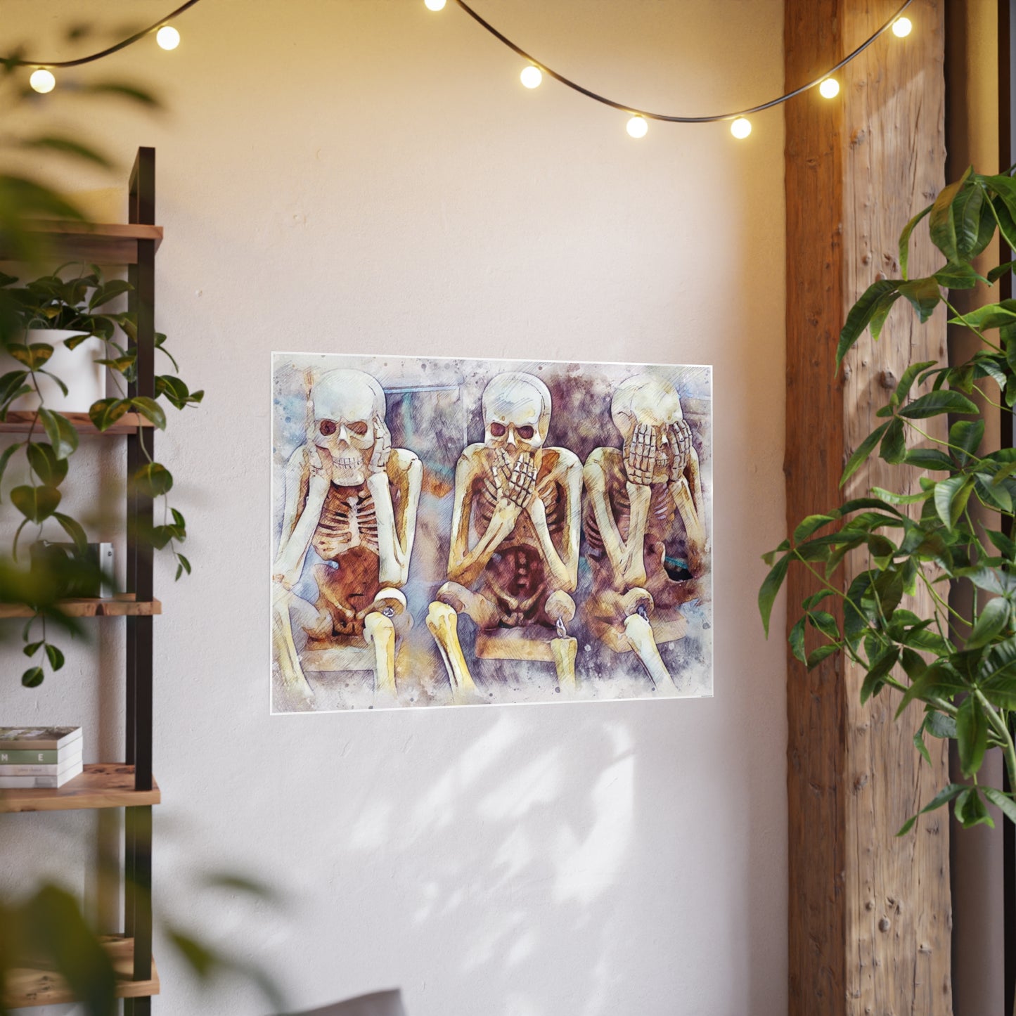 Skeletons Photo Art Paper Posters