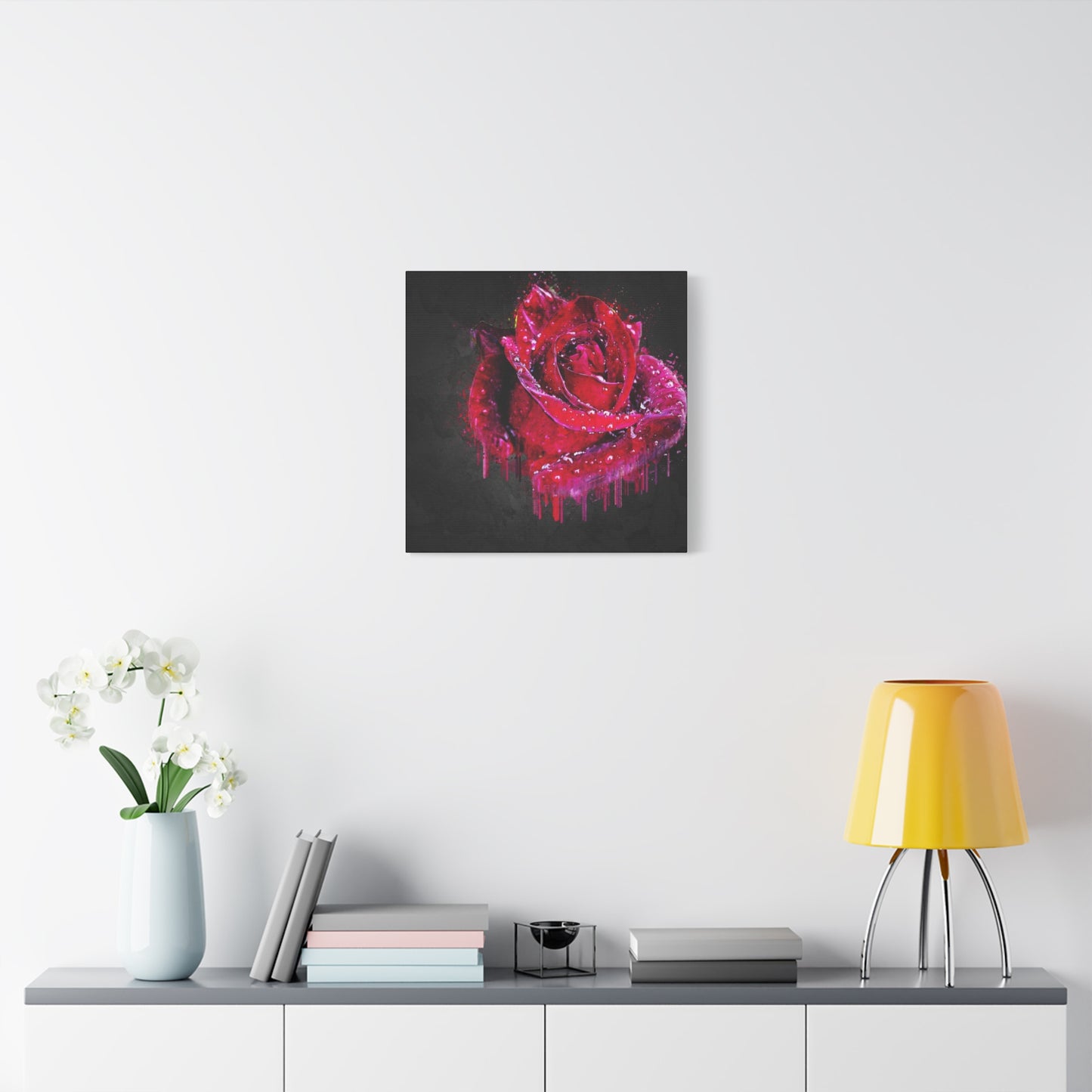 Rose Matte Canvas, Stretched, 1.25"