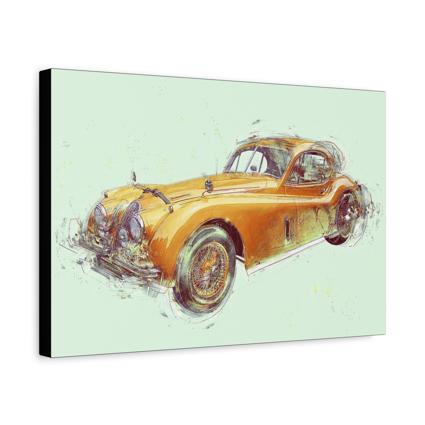Jaguar Matte Canvas, Stretched, 1.25"