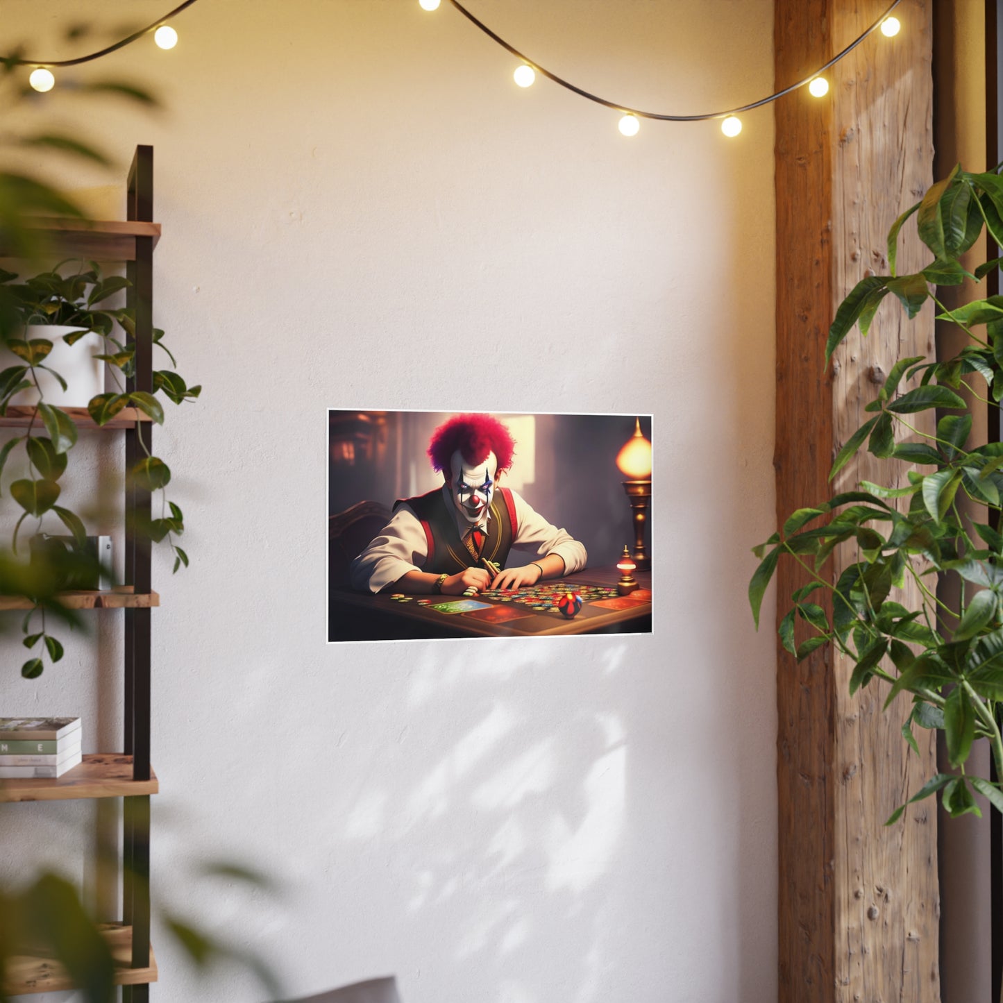 Clown AI Gen Photo Art Paper Posters