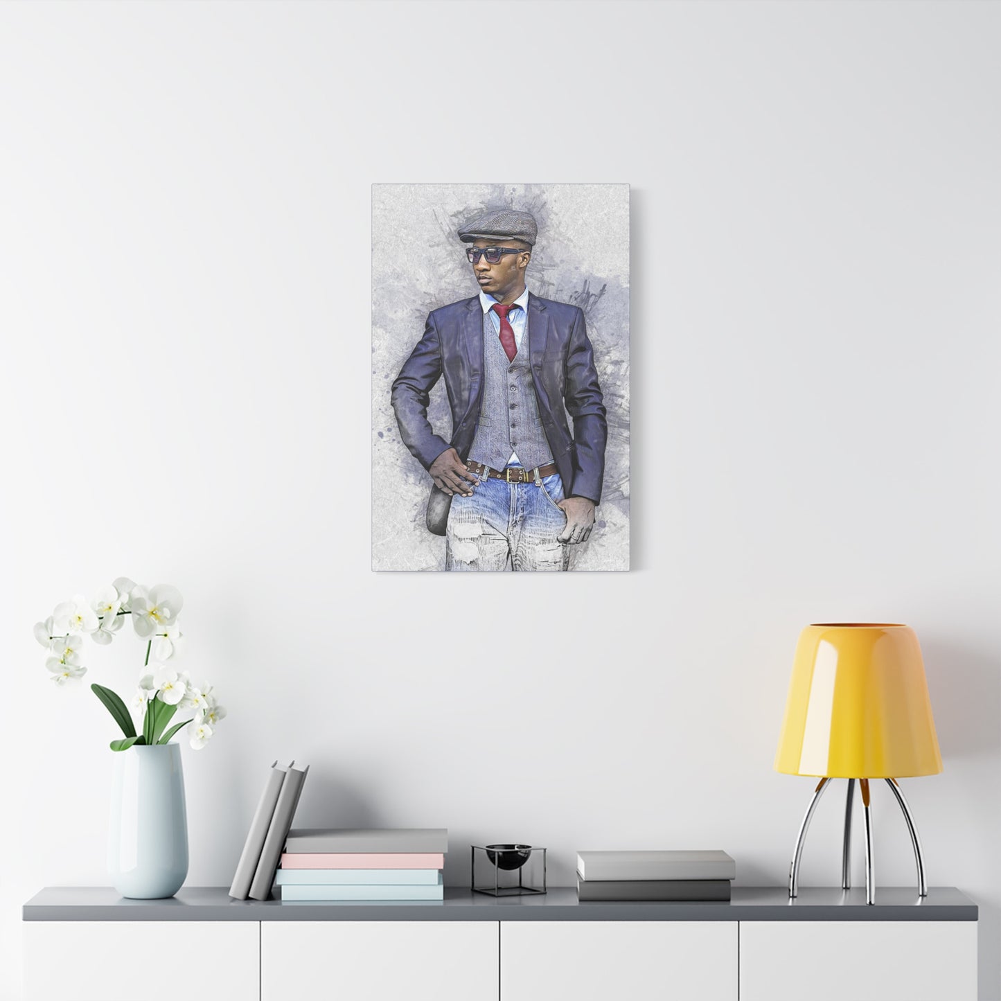 Man Model  Matte Canvas, Stretched, 1.25"