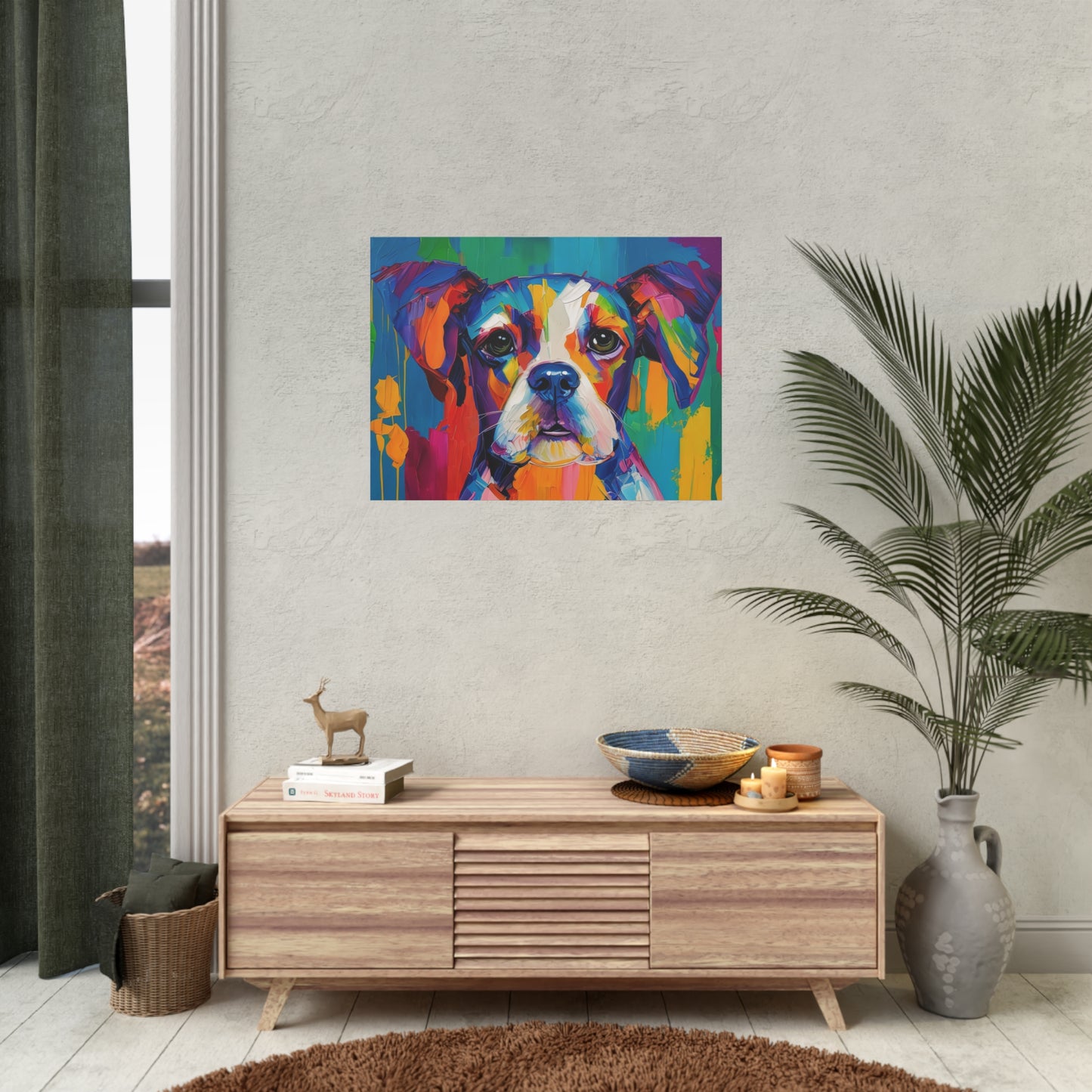 Dog AI Gen Rolled Posters