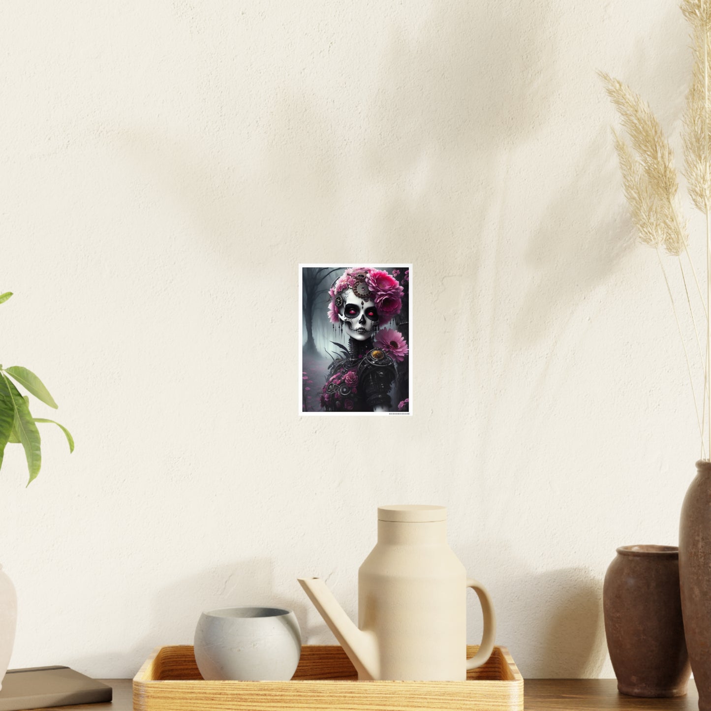 Skull AI Gen Photo Art Paper Posters