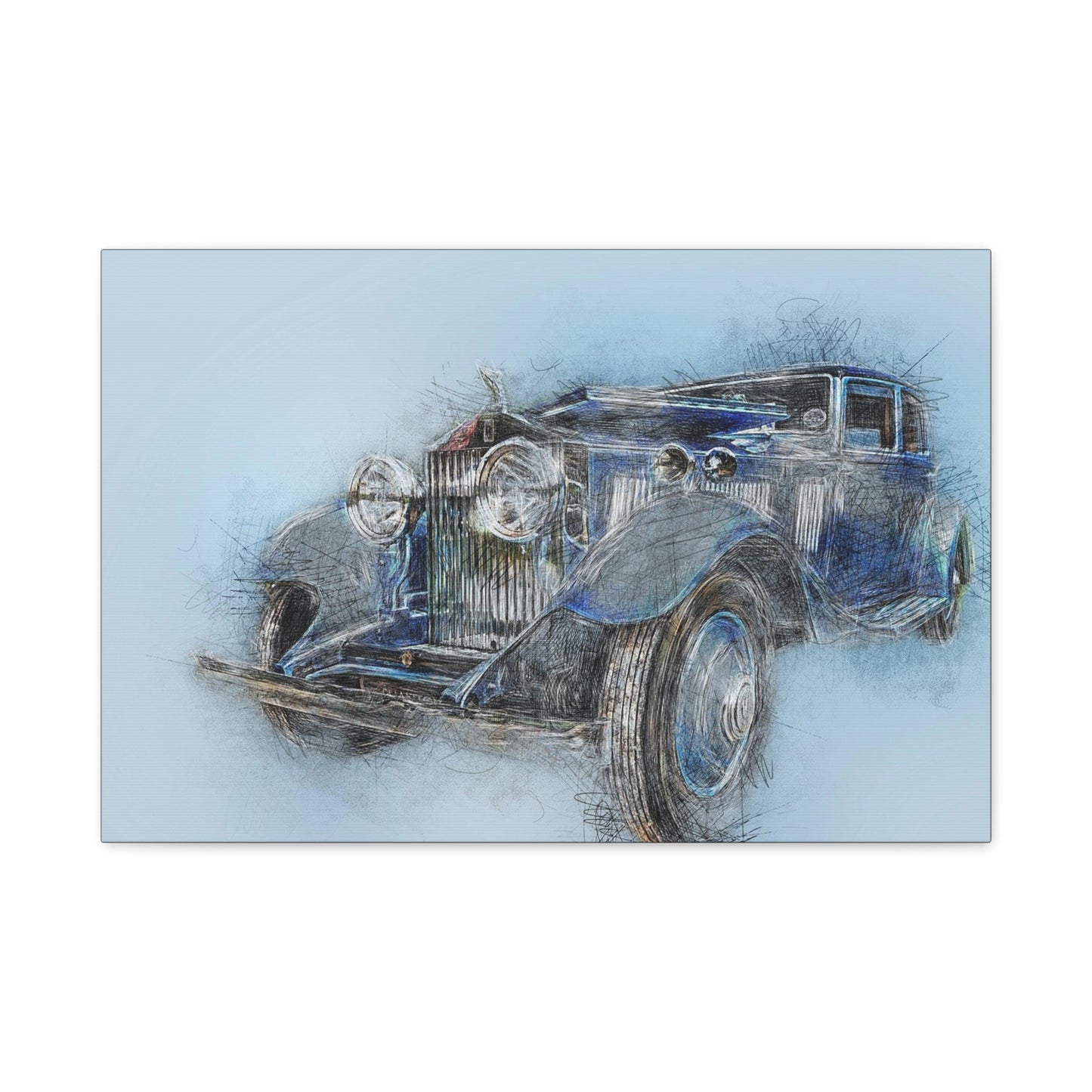 Old Car Matte Canvas, Stretched, 1.25"