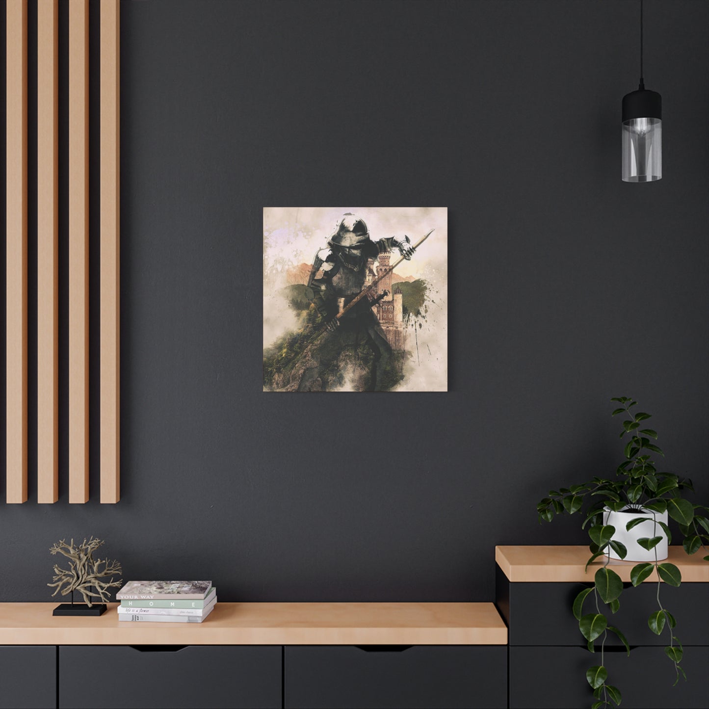 Medieval Knight Matte Canvas, Stretched, 1.25"