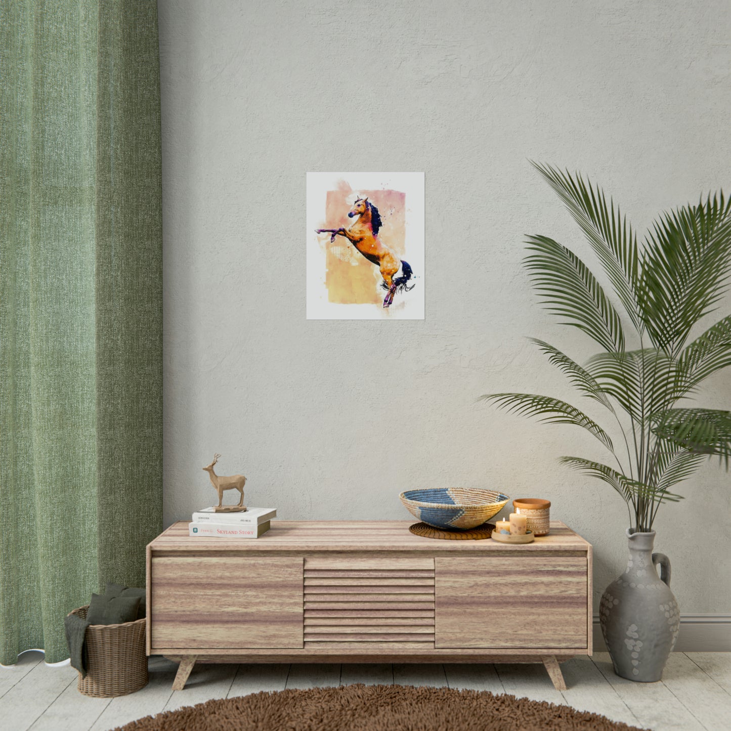 Horse Rolled Posters