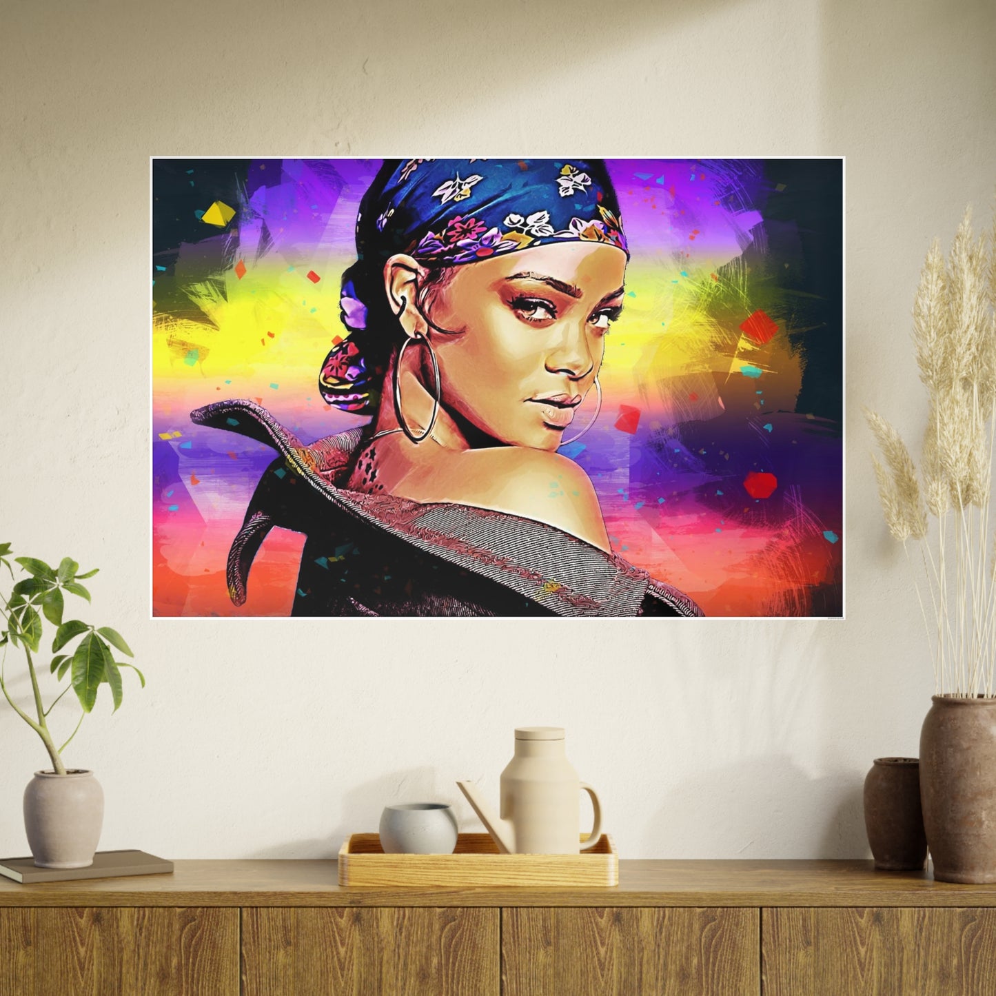 Woman Photo Art Paper Posters
