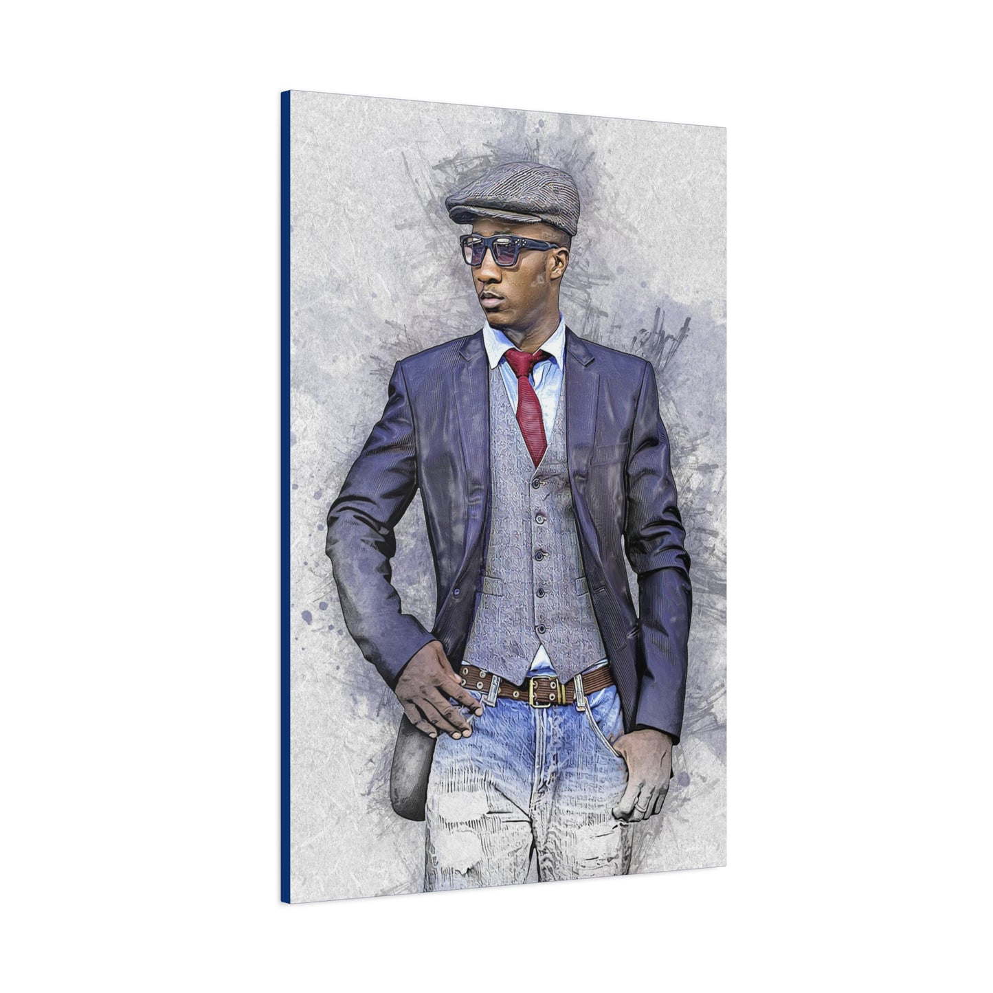 Man Model  Matte Canvas, Stretched, 1.25"