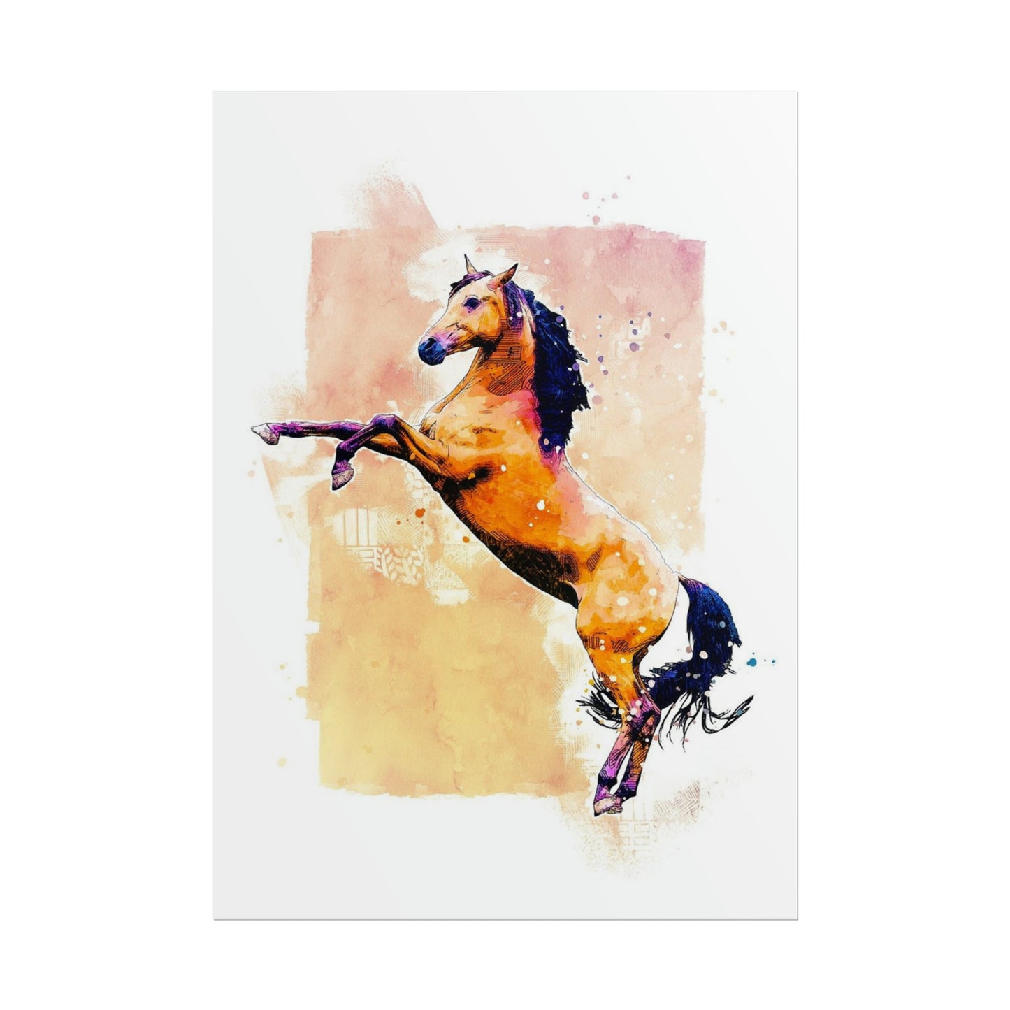 Horse Rolled Posters
