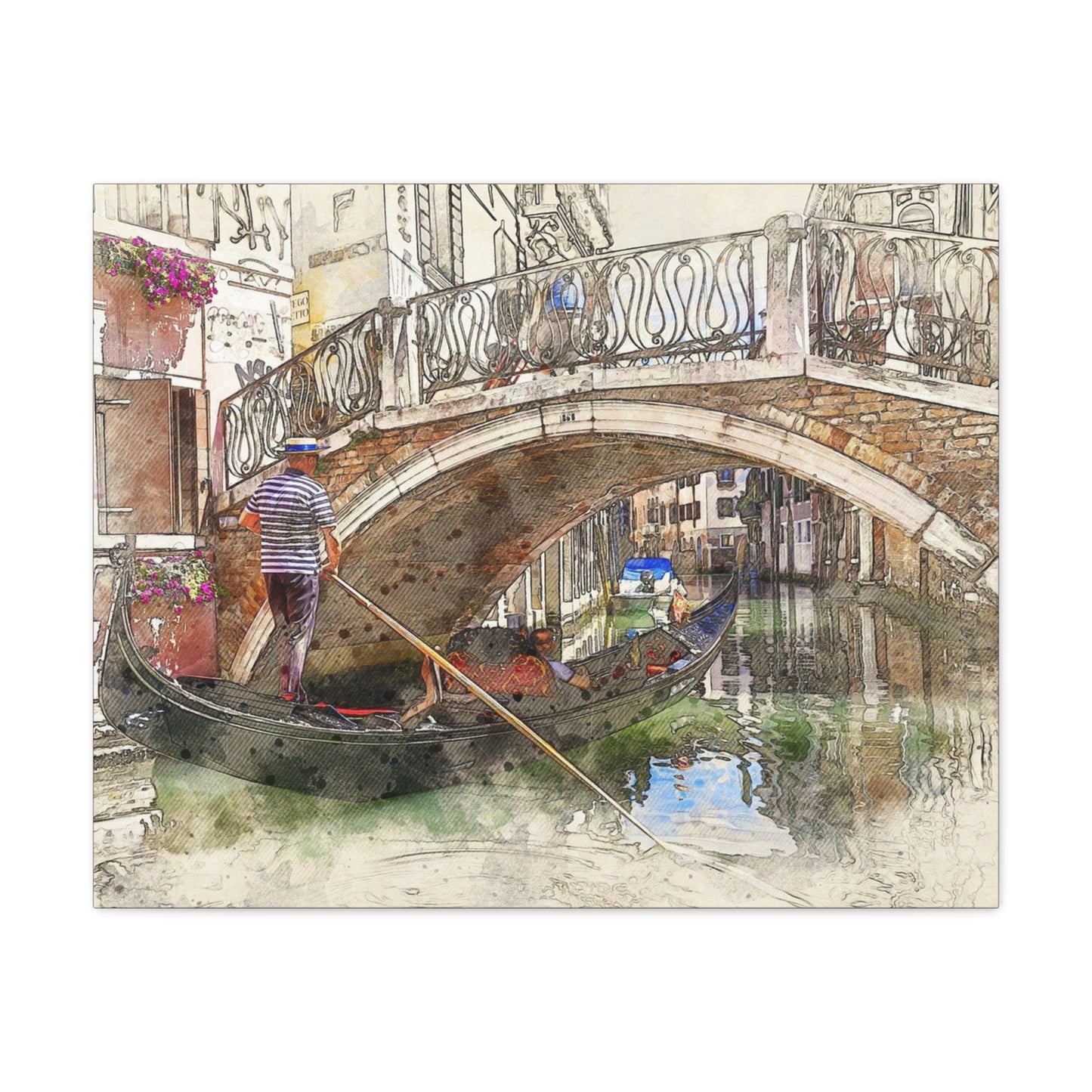 Gondola Matte Canvas, Stretched, 1.25"