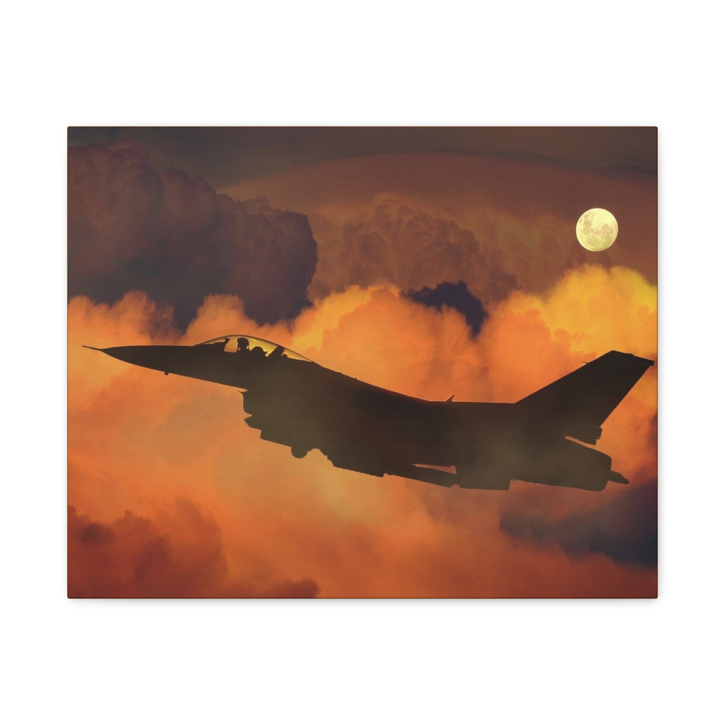 Jet Fighter Matte Canvas, Stretched, 1.25"