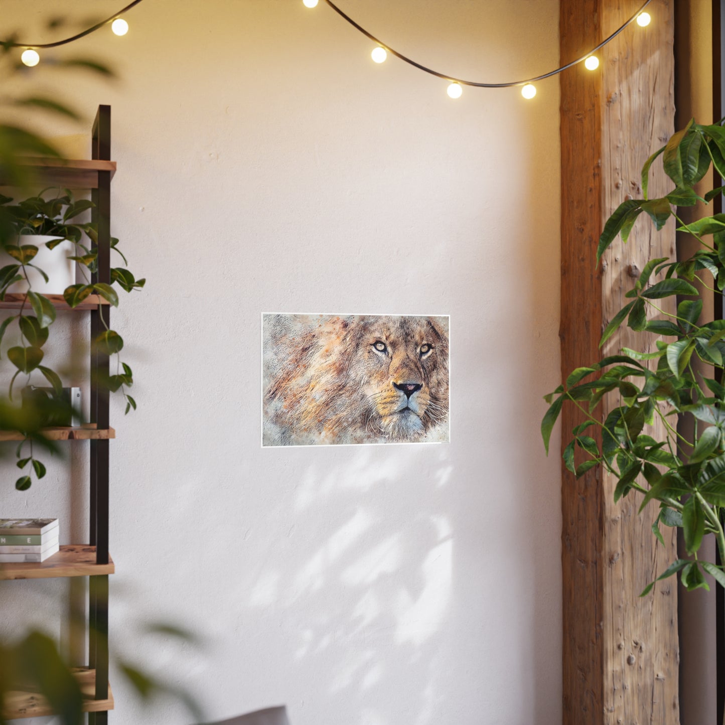 Lion Photo Art Paper Posters