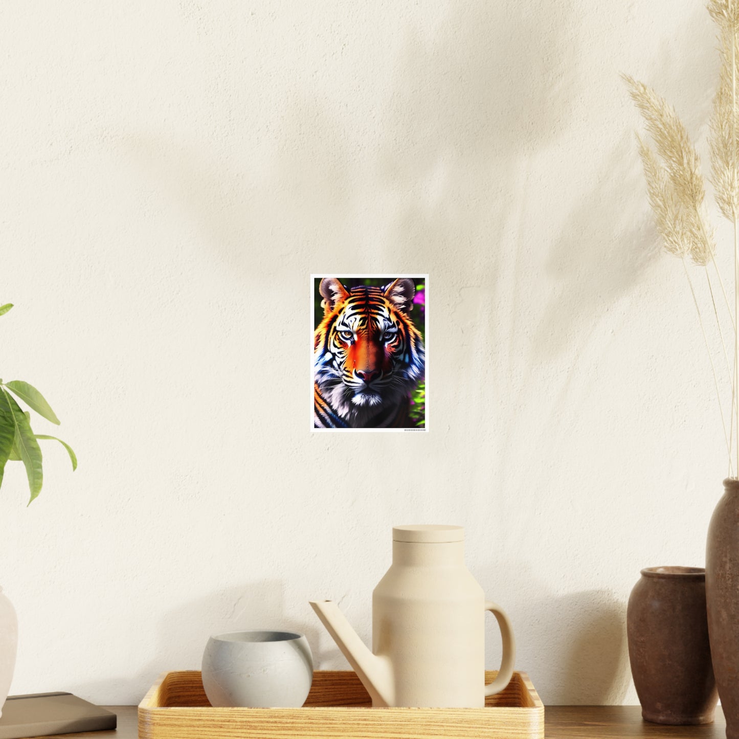 Tiger AI Gen Photo Art Paper Posters