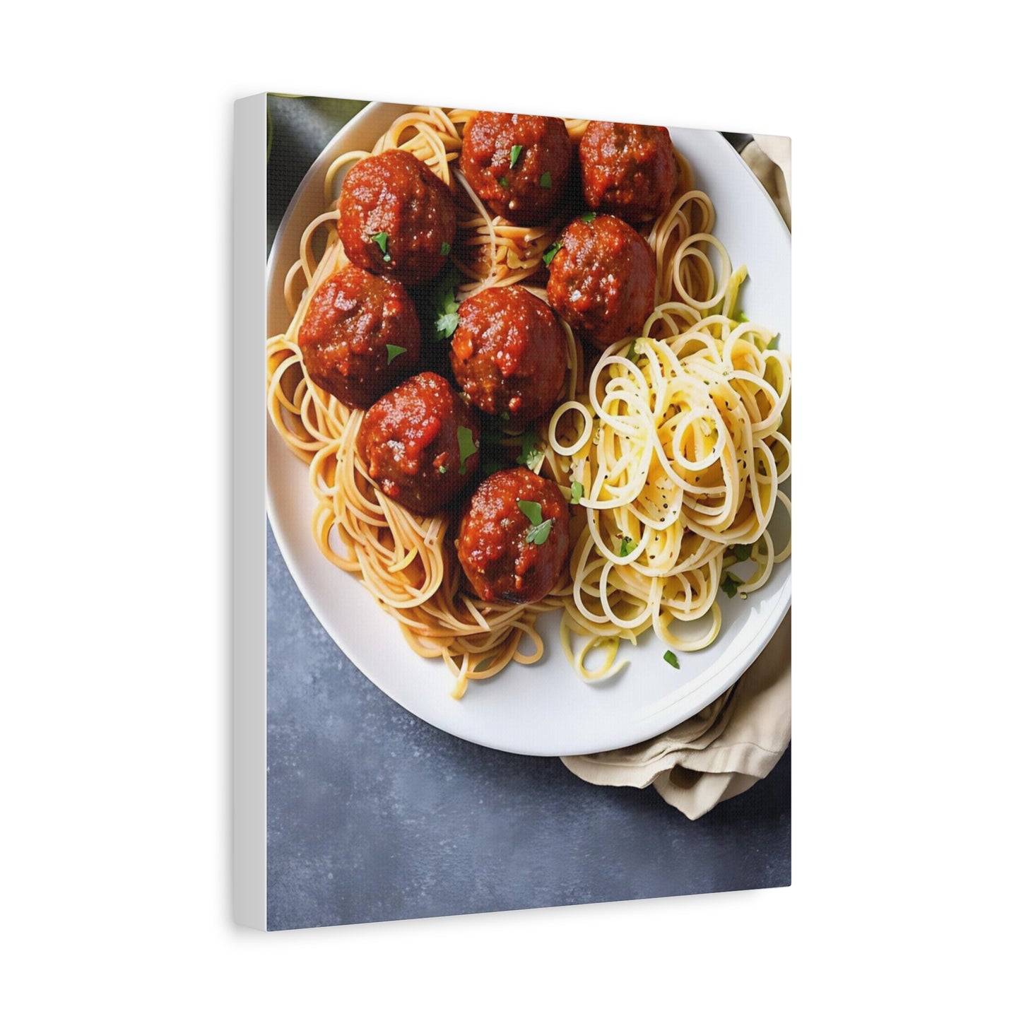 Spaghetti AI Gen Matte Canvas, Stretched, 1.25"