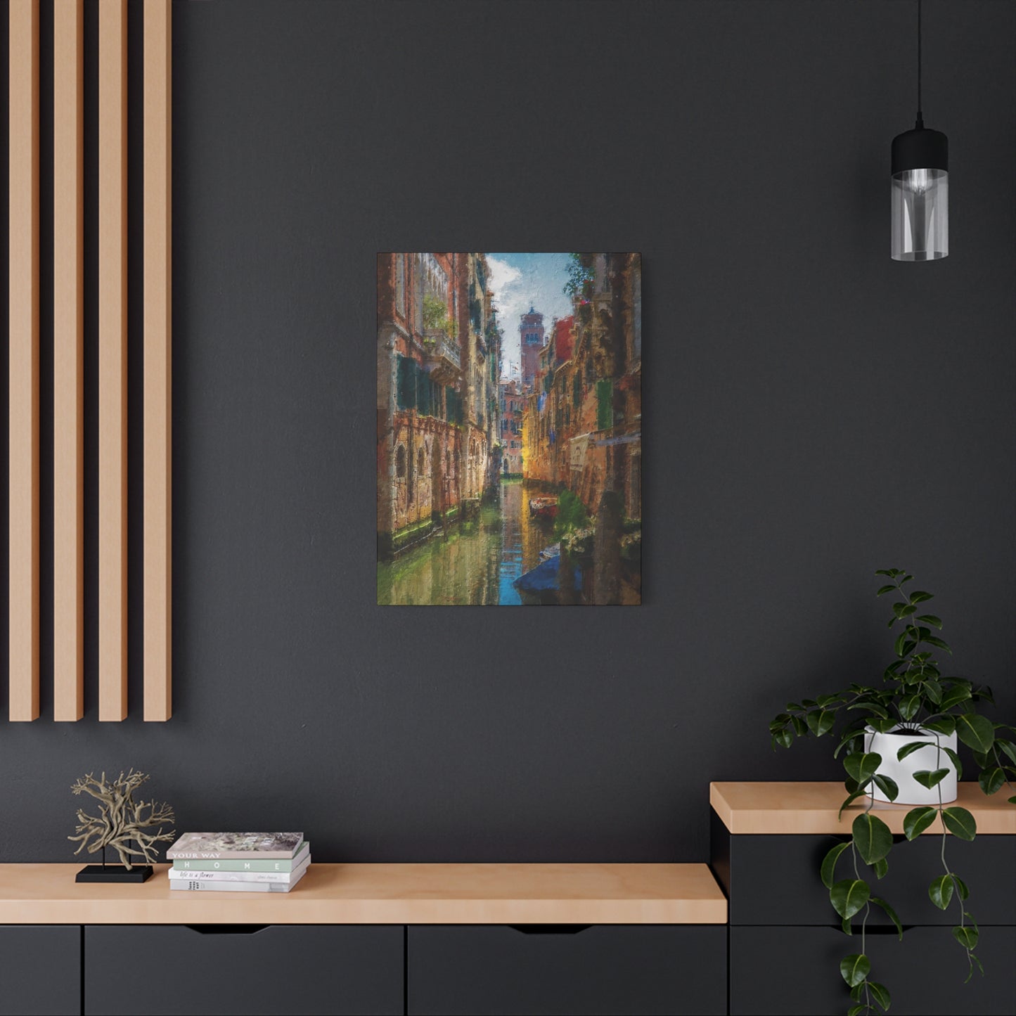 Venice Matte Canvas, Stretched, 1.25"
