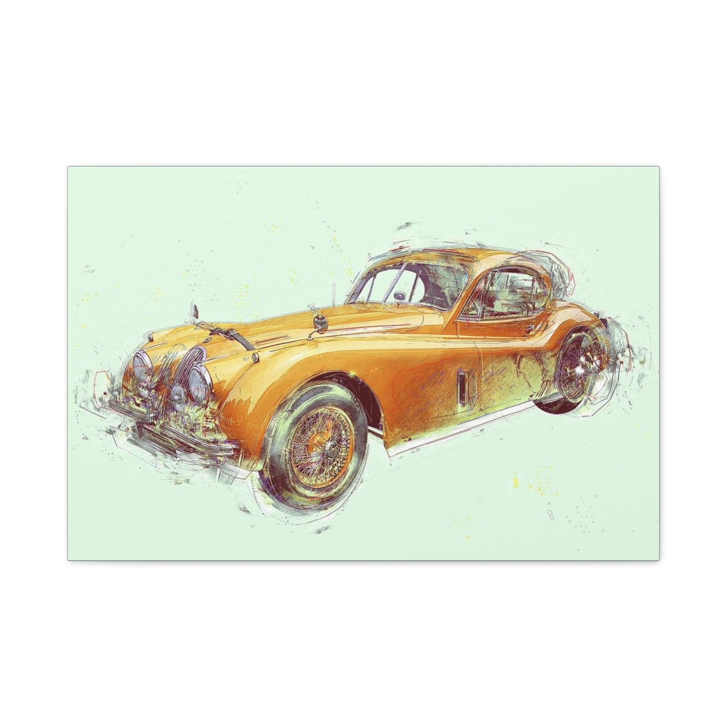 Jaguar Matte Canvas, Stretched, 1.25"