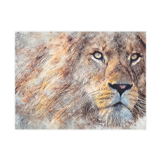 Lion Photo Art Paper Posters